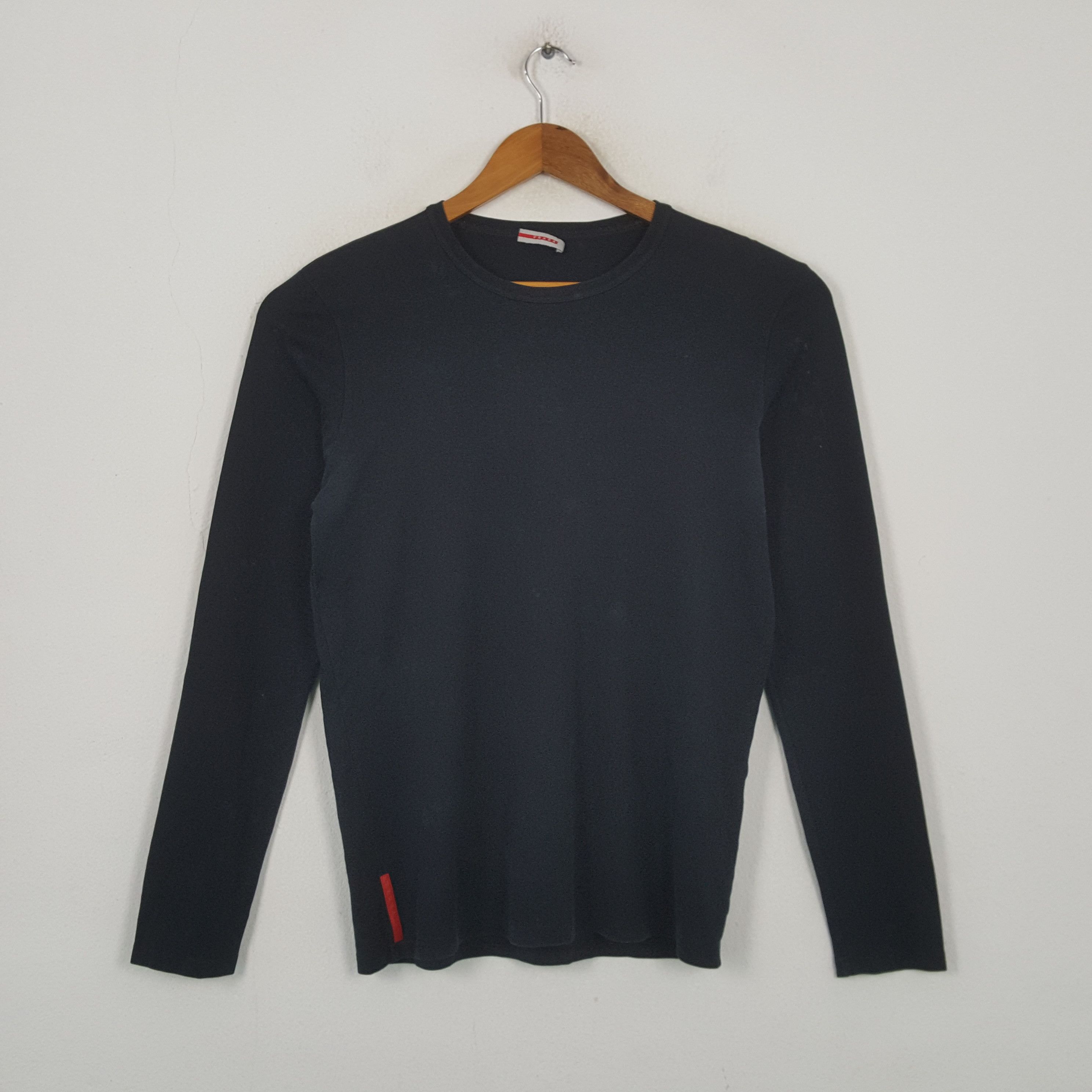 トップス 90s prada long tee (s) black 90s prada long tee (s) black