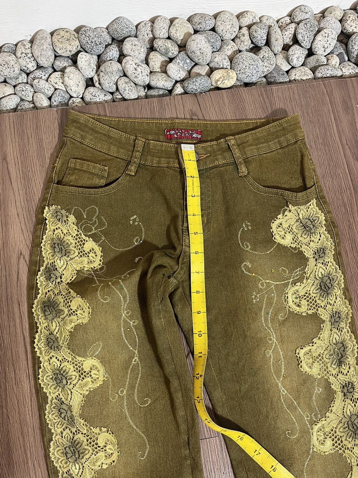 Cowboy Equipment 00’s World bazaar brocade pattern with leather strap Size 26" / US 2 / IT 38 - 15 Thumbnail