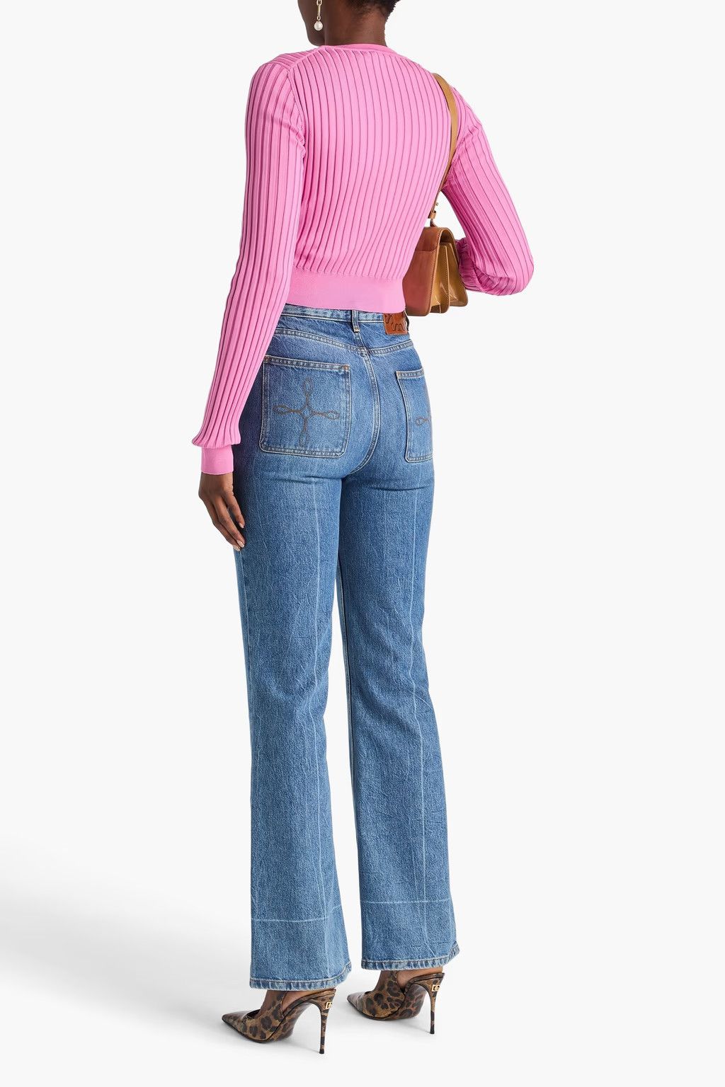 Dolce & Gabbana o1y0925 Sweater in Pink Size M / US 6-8 / IT 42-44 - 3 Thumbnail