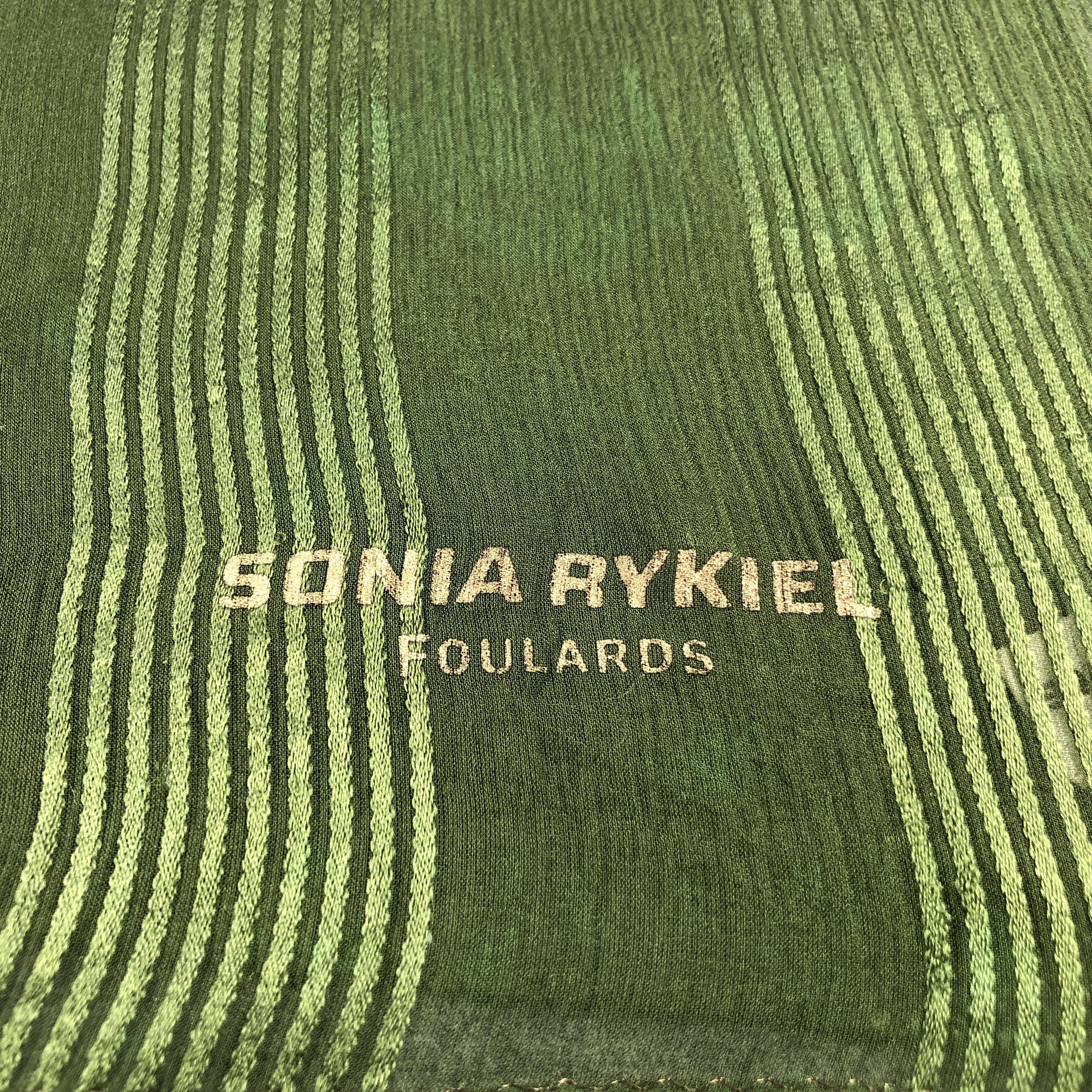 Sonia Rykiel Vintage Sonia Rykiel Silk Stole Silk Scarf M1402 Size ONE SIZE - 4 Thumbnail