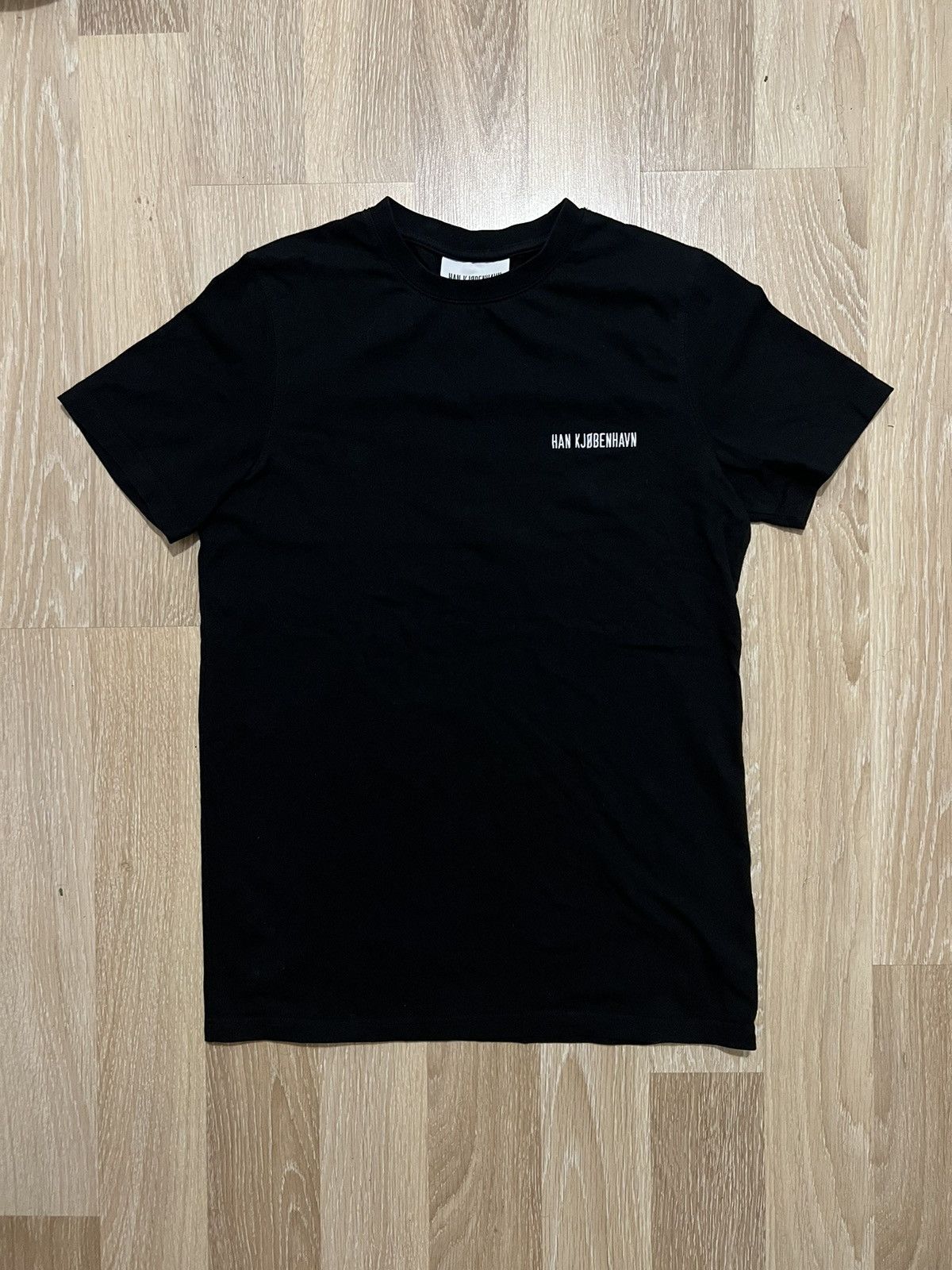 Pre-owned Acne Studios Han Kjøbenhavn Ss20 Casual T-shirt In Black