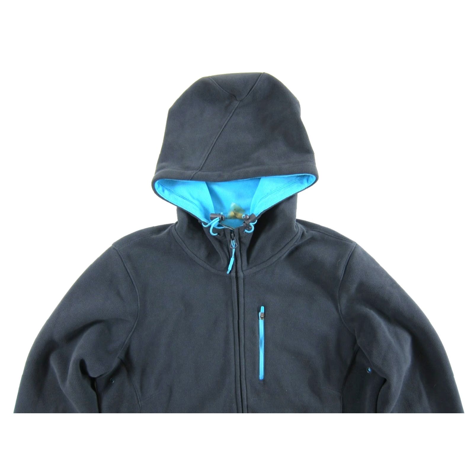 Athleta Athleta Coat Shirt M Womens Trench Blue Floral Embroidered Long Hooded Full Zip Size M / US 6-8 / IT 42-44 - 4 Thumbnail
