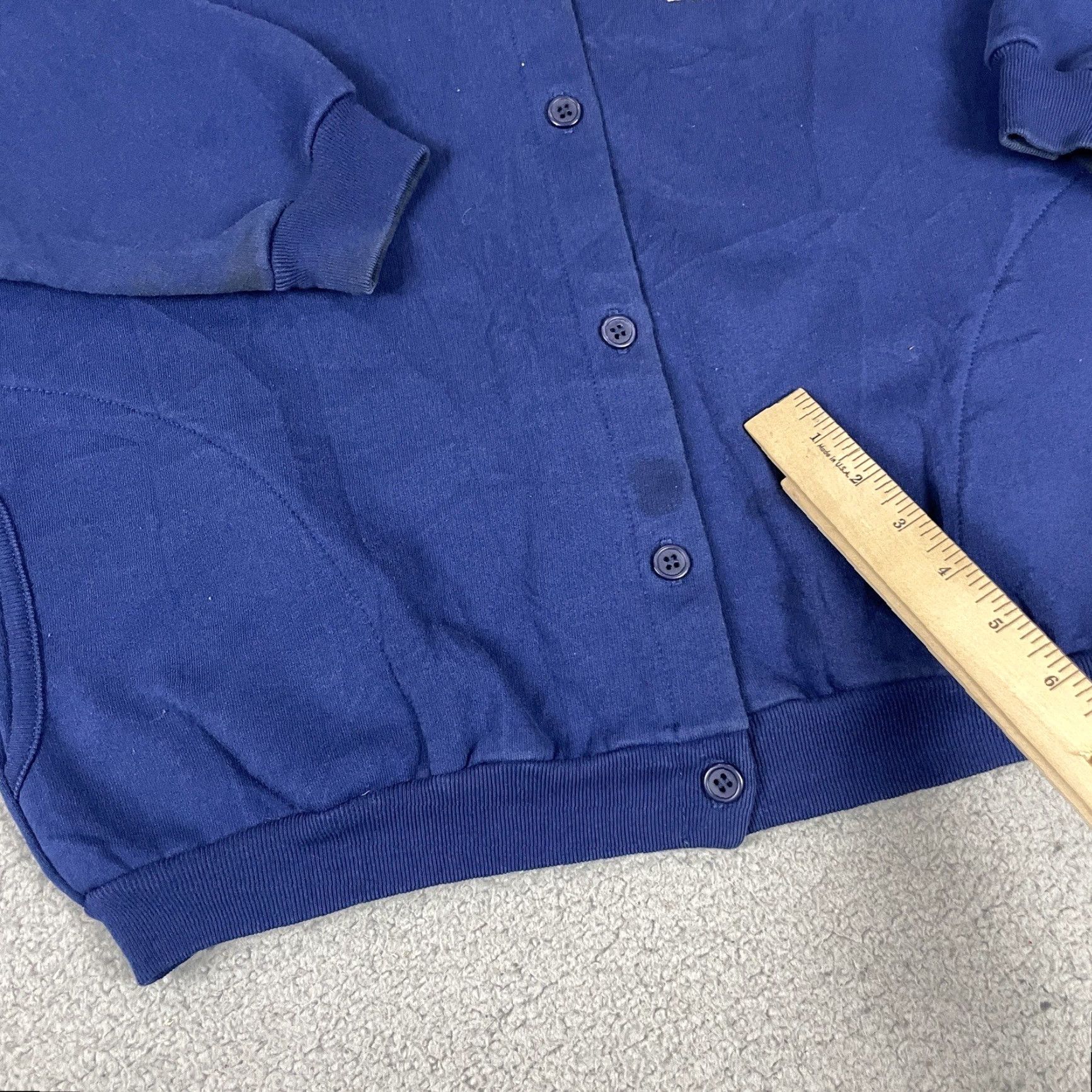 Vintage VINTAGE Winona Christmas Sweatshirt Mens M Blue Crew Neck Long Sleeve Snowman Embroidered Cotton Polyester Fleece USA Made USA Made Size US M / EU 48-50 / 2 - 7 Thumbnail