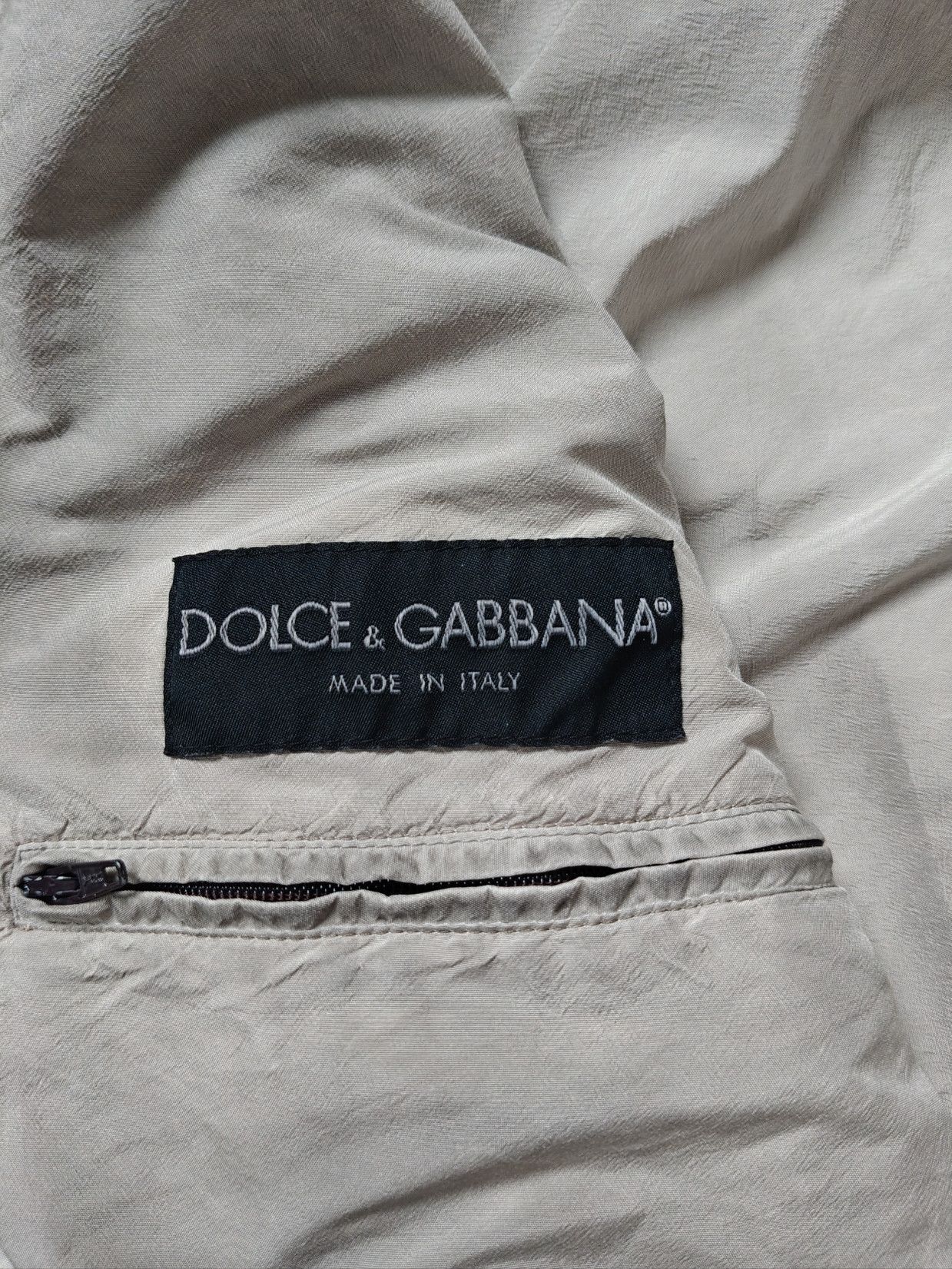 Dolce & Gabbana 2000s Dolce & Gabbana object aged dyed bomber jacket Size US M / EU 48-50 / 2 - 15 Thumbnail