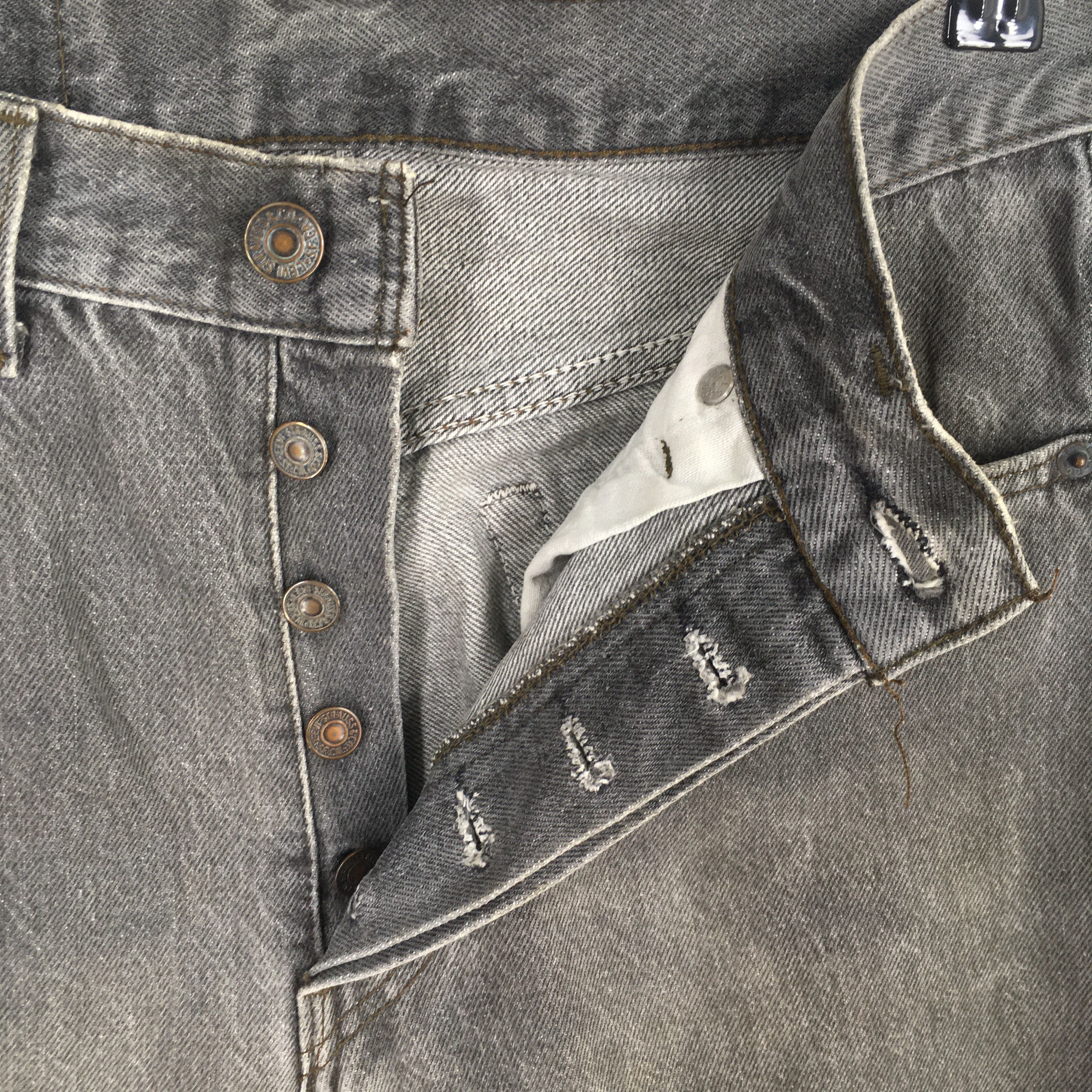 Levi's Size 28x29 Vintage 80s Levi's 501 Black Jeans S748 Size US 28 / EU 44 - 6 Thumbnail