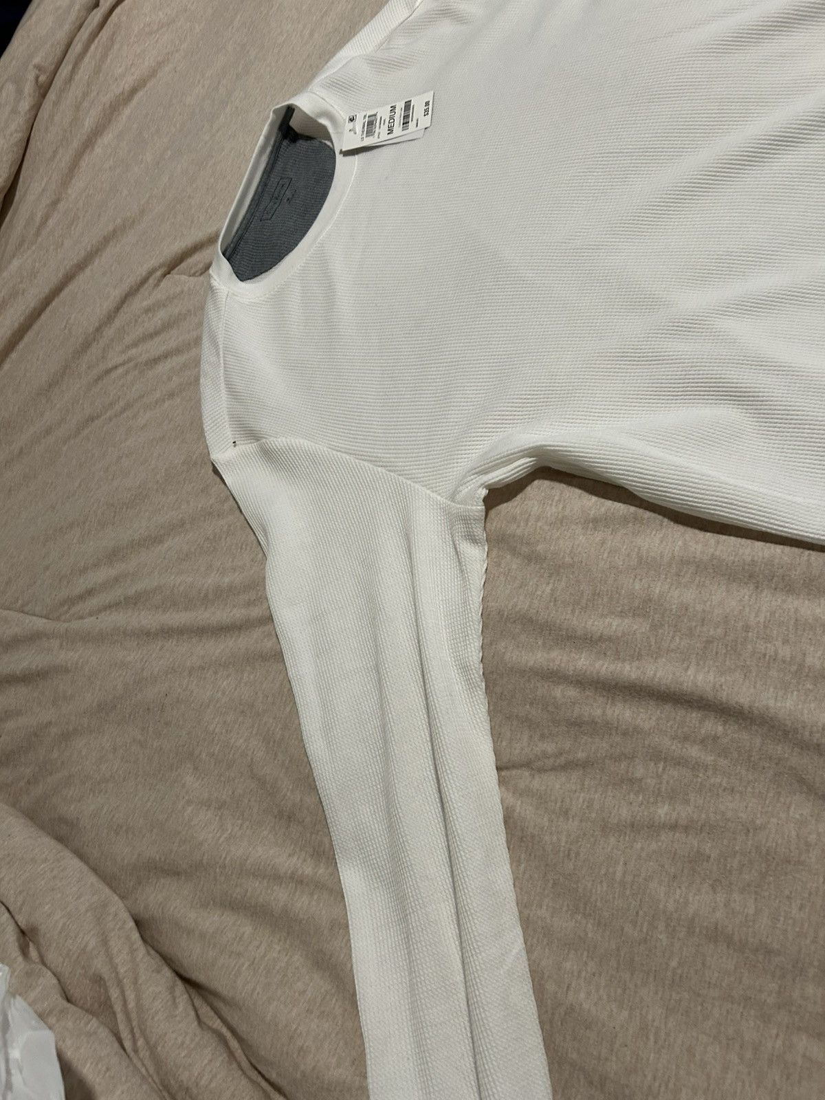 Club Room New With Tags White Club Room ribbed crew neck t-shirt Size US M / EU 48-50 / 2 - 3 Thumbnail