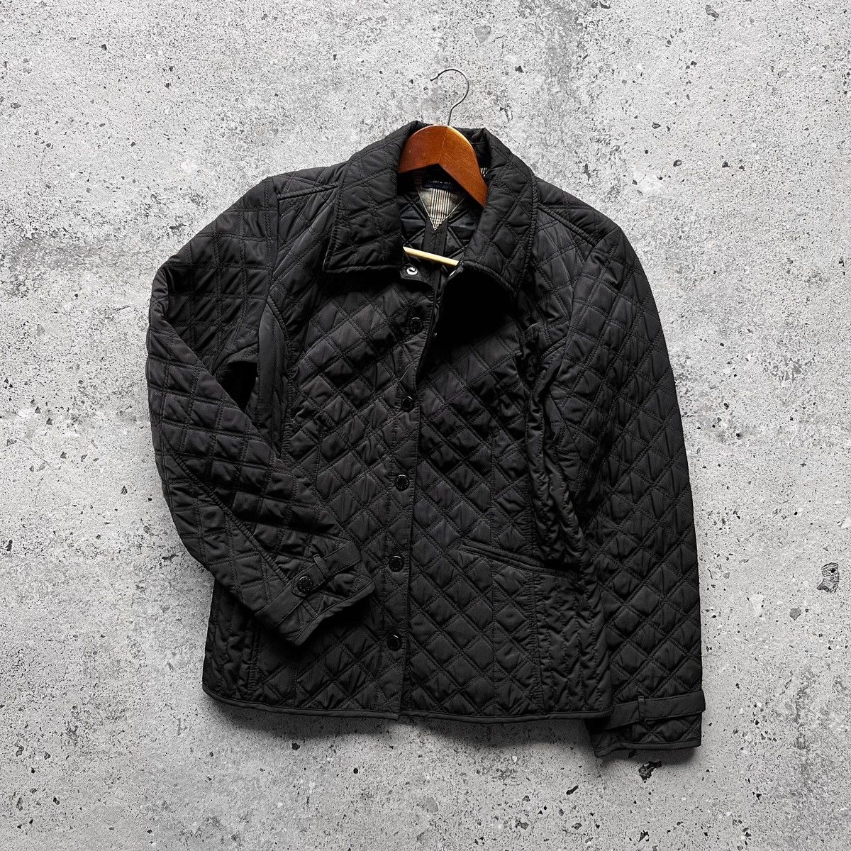 Designer × Tommy Hilfiger Tommy Hilfiger Wmns Black Quilted Jacket Long Sleeve Pockets Size S / US 4 / IT 40 - 1 Thumbnail