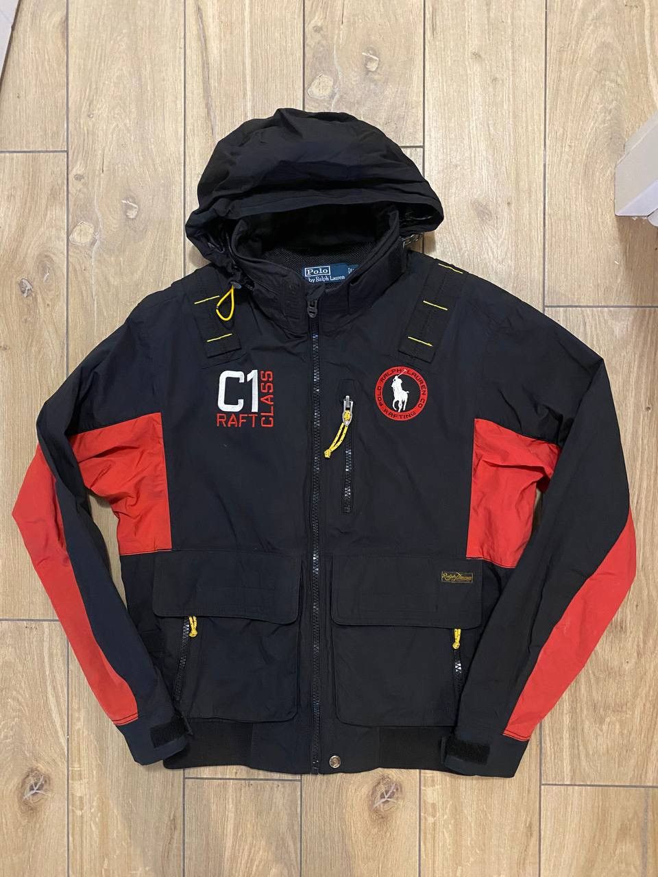 Polo Ralph Lauren × Vintage Polo Ralph Lauren Jacket Windbreaker C1 Rafting M Size US M / EU 48-50 / 2 - 1 Thumbnail