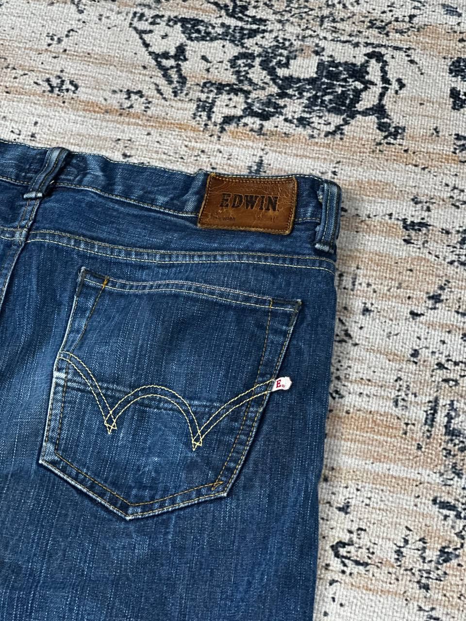 Edwin VINTAGE EDWIN Raw Denim Blue Made In Japan Jeans Size US 32 / EU 48 - 16 Thumbnail