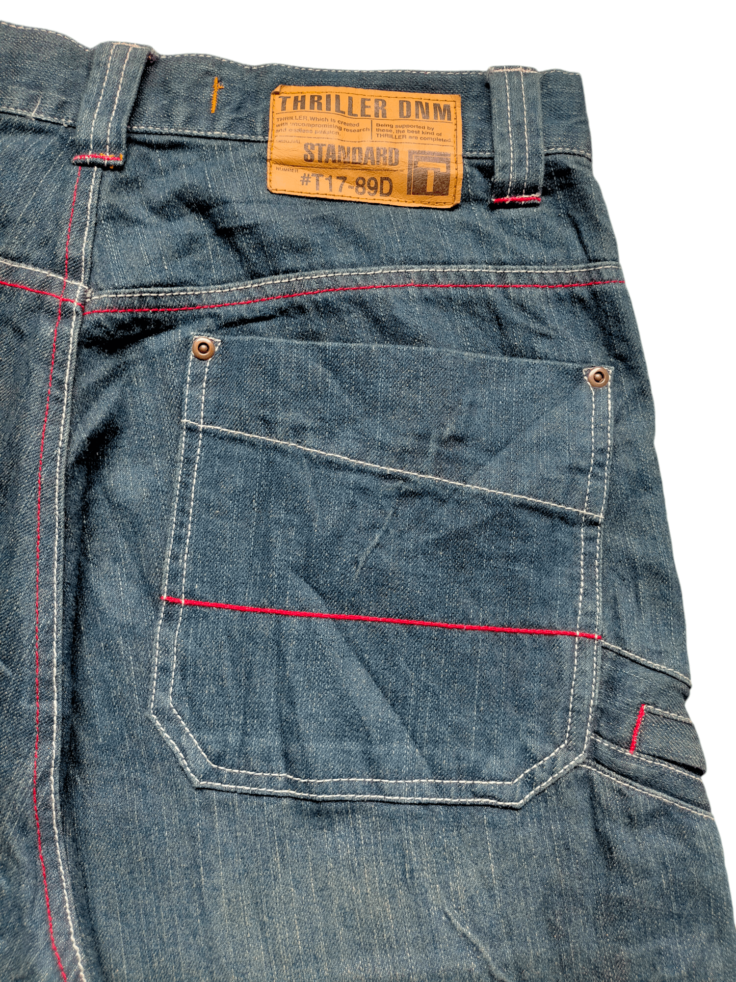 JNCO × Japanese Brand Thriller Denim Baggy Hip Hop Style Jeans Size US 32 / EU 48 - 11 Thumbnail