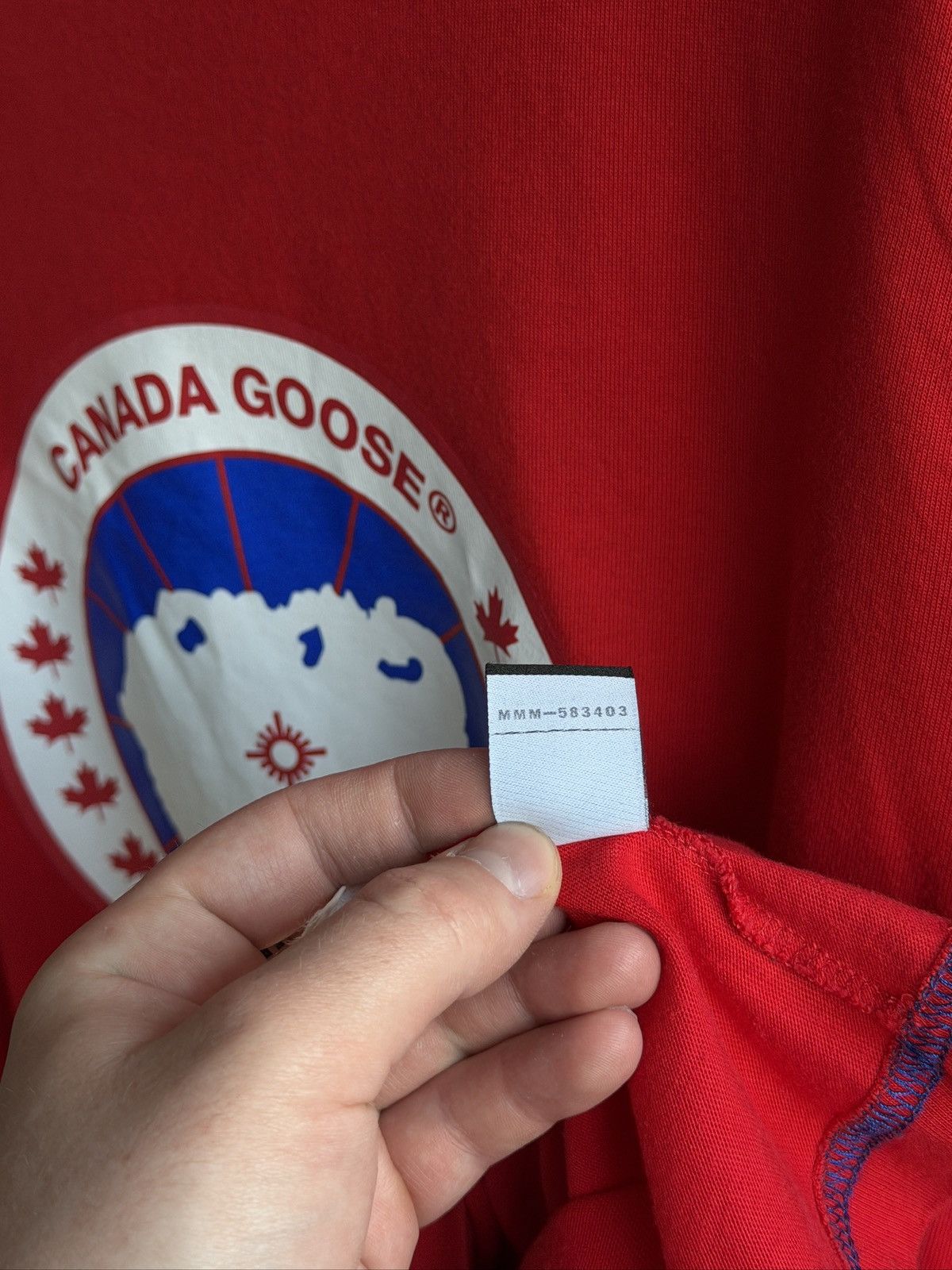 Canada Goose Canada Goose t shirt red XL Size US XL / EU 56 / 4 - 6 Thumbnail
