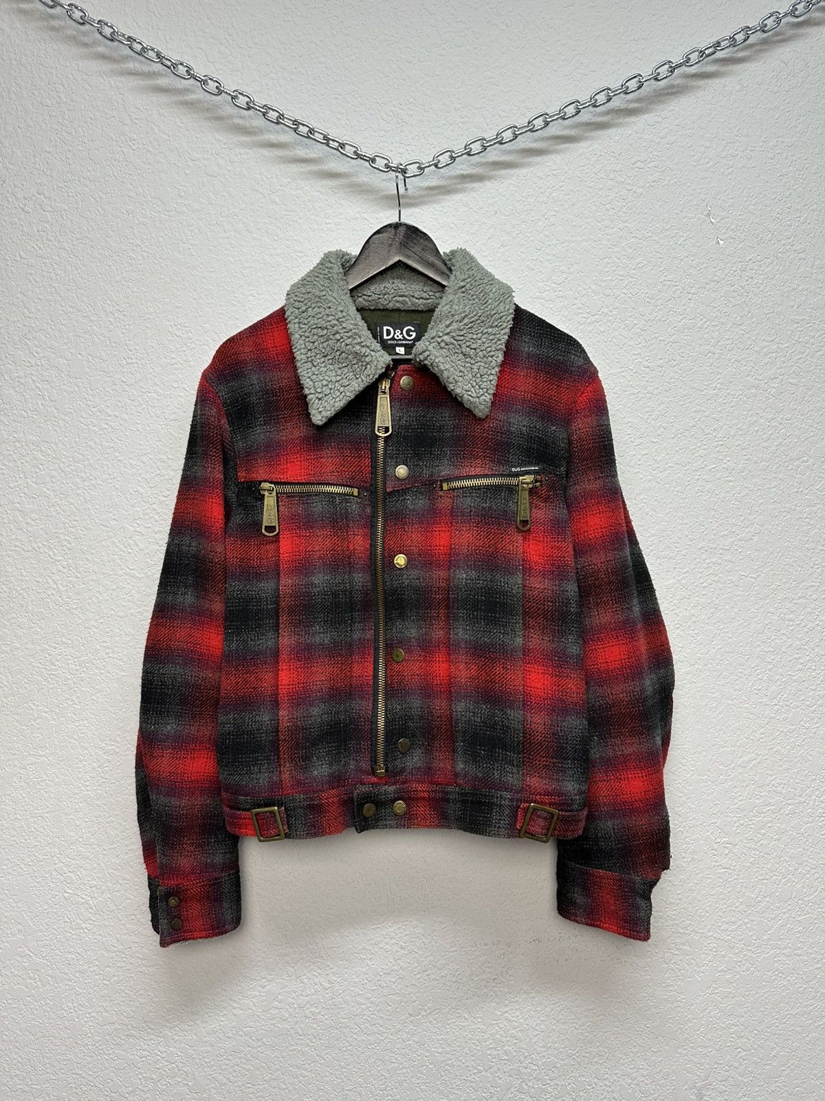 Dolce & Gabbana Vintage Dolce & Gabbana Archival Wool Jacket Checked Y2K Size US M / EU 48-50 / 2 - 4 Thumbnail