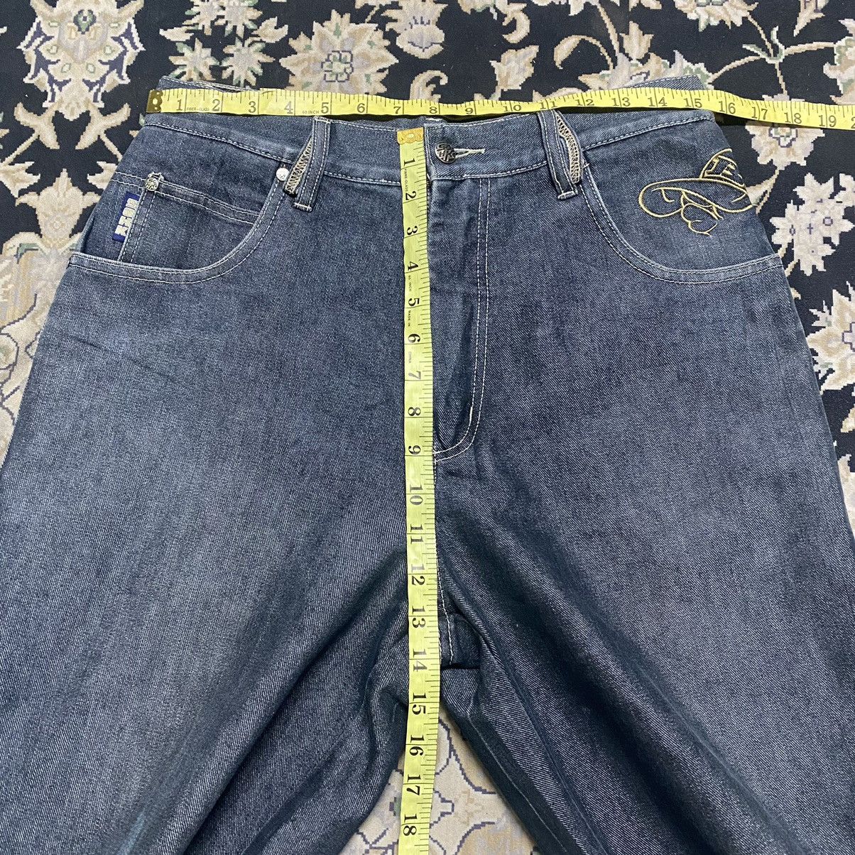 JNCO Vintage SOHK School Of Hard Knocks Denim Baggy Pants Size US 31 - 21 Thumbnail