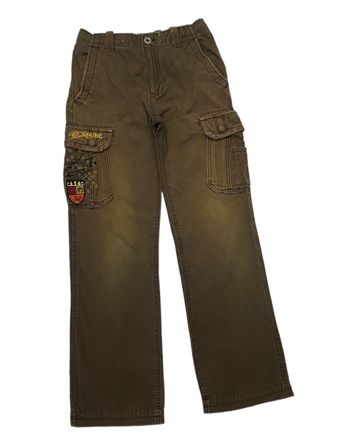 Beauty Beast RARE🔥VINTAGE BODY GLOVE BROWN CARGO PANTS MULTI POCKET Size US 30 / EU 46 - 4 Thumbnail