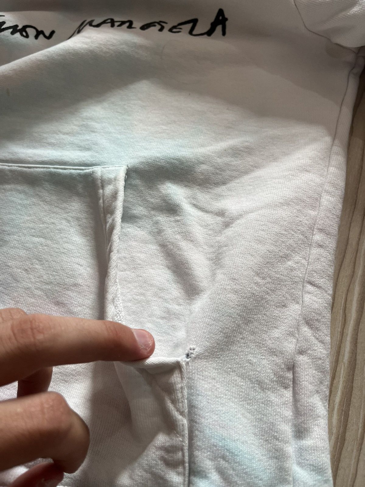 Maison Margiela MM6 Maison Margiela Dyed Hoodie – Size S – Good Condition Size S / US 4 / IT 40 - 9 Thumbnail