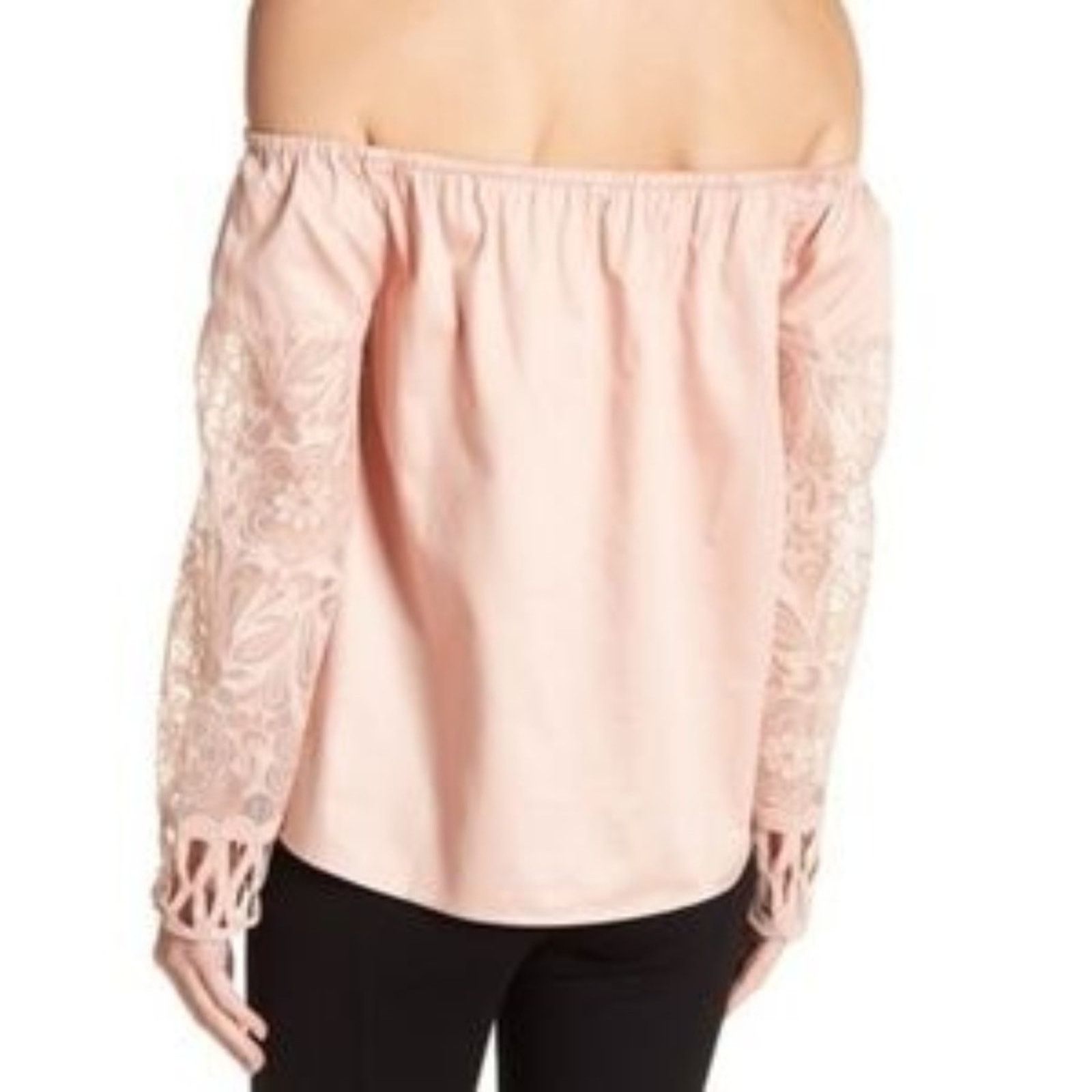 Other NWT Romeo + Juliet Couture Off the Shoulder Blouse Medium Size M / US 6-8 / IT 42-44 - 6 Thumbnail