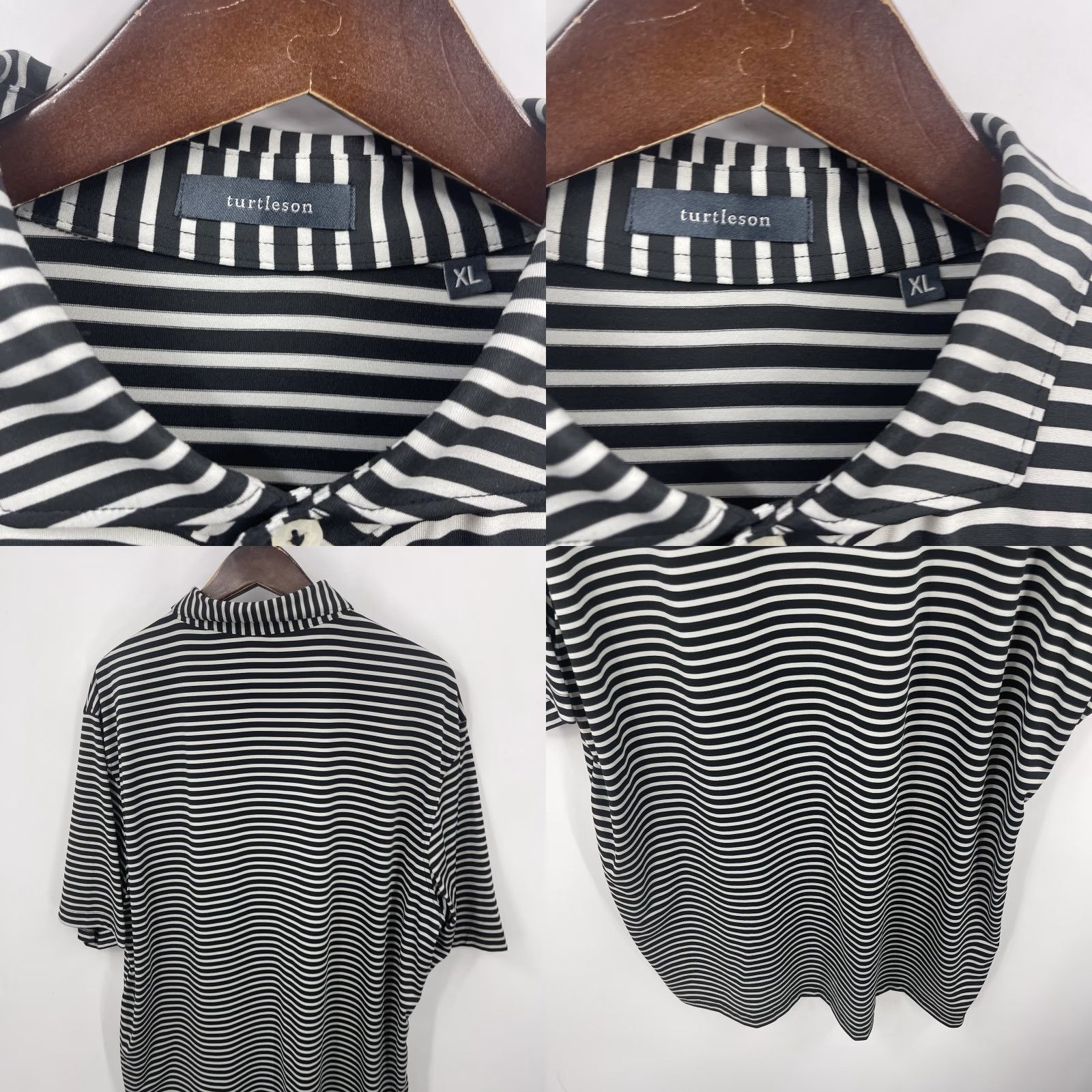 Vintage Turtleson Polo Shirt Mens XL Striped Short Sleeve Collared Golf Preppy Size US XL / EU 56 / 4 - 8 Thumbnail