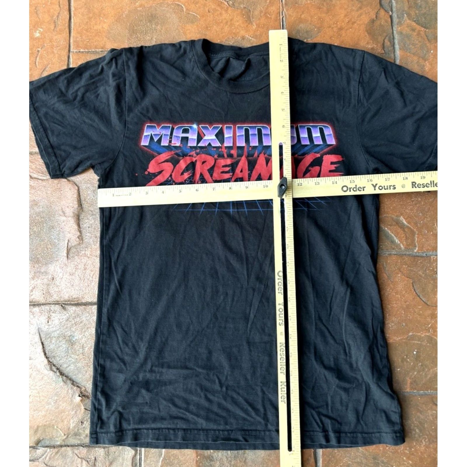 Vintage Halloween Horror Nights Universal Studios 2019 T-Shirt XS Stranger Things Shirt Mens Black Cotton Crew Neck Short Sleeve Logo Canvas Size US XS / EU 42 / 0 - 4 Thumbnail