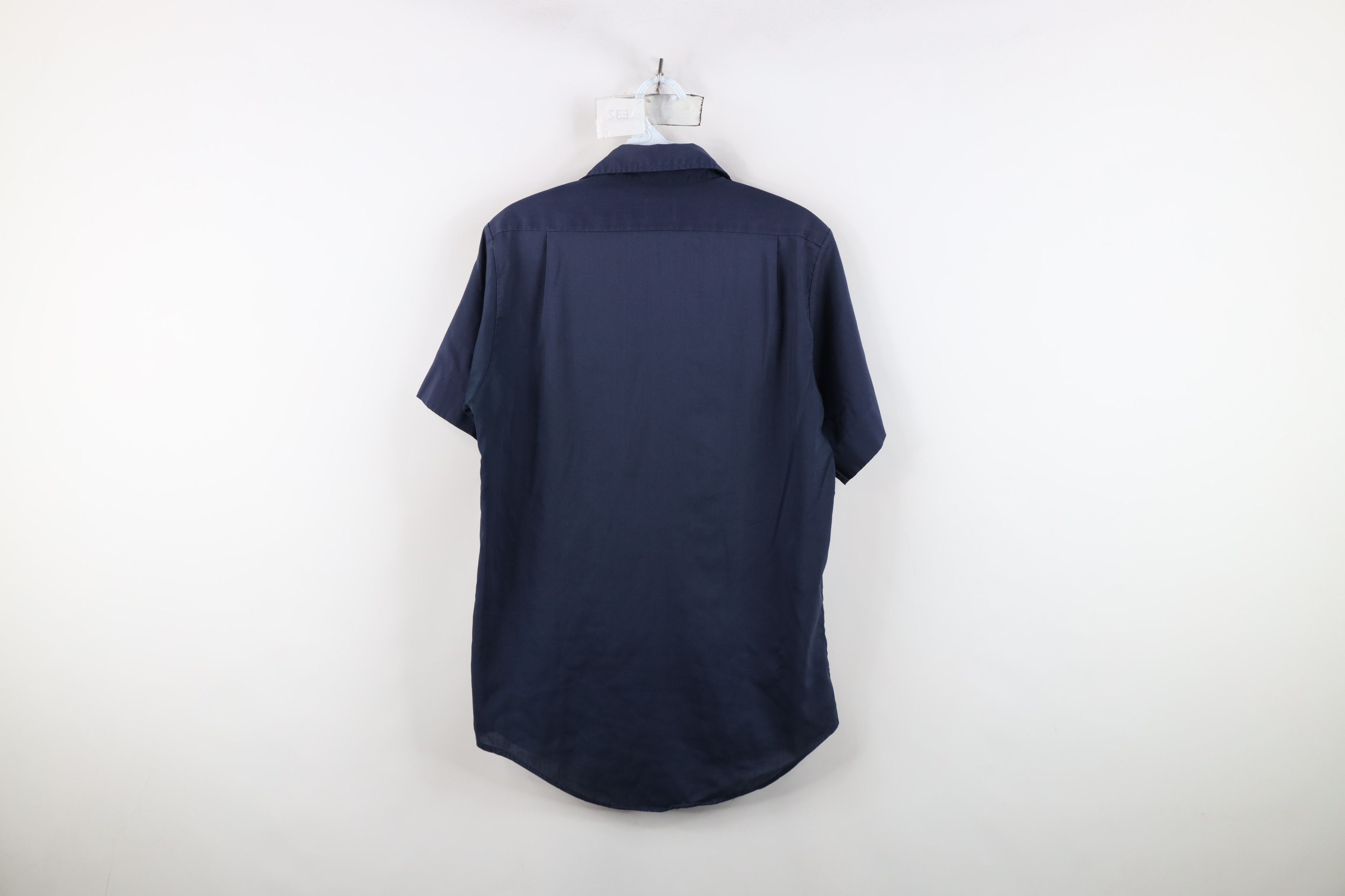 Lee Vintage 70s Lee Workwear Mechanic Button Shirt Blue USA Size US M / EU 48-50 / 2 - 14 Thumbnail