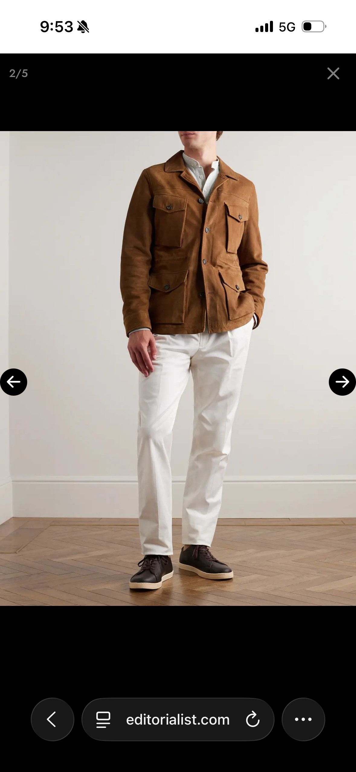Kingsman Kingsman Slim-Fit Brown Suede Field Jacket Size 48 Mr Porter Size US M / EU 48-50 / 2 - 8 Thumbnail