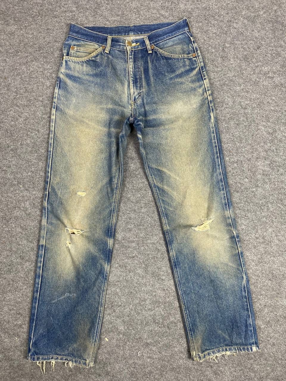 Lee vintage lee riders distressed denim nice design Size US 32 / EU 48 - 9 Thumbnail