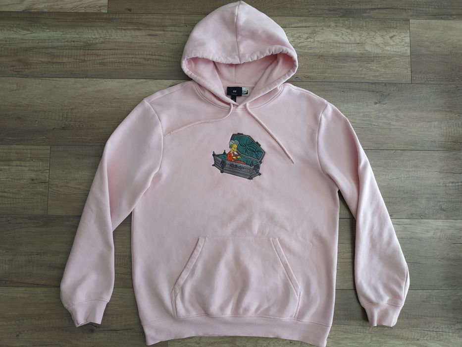 Pink discount simpsons hoodie