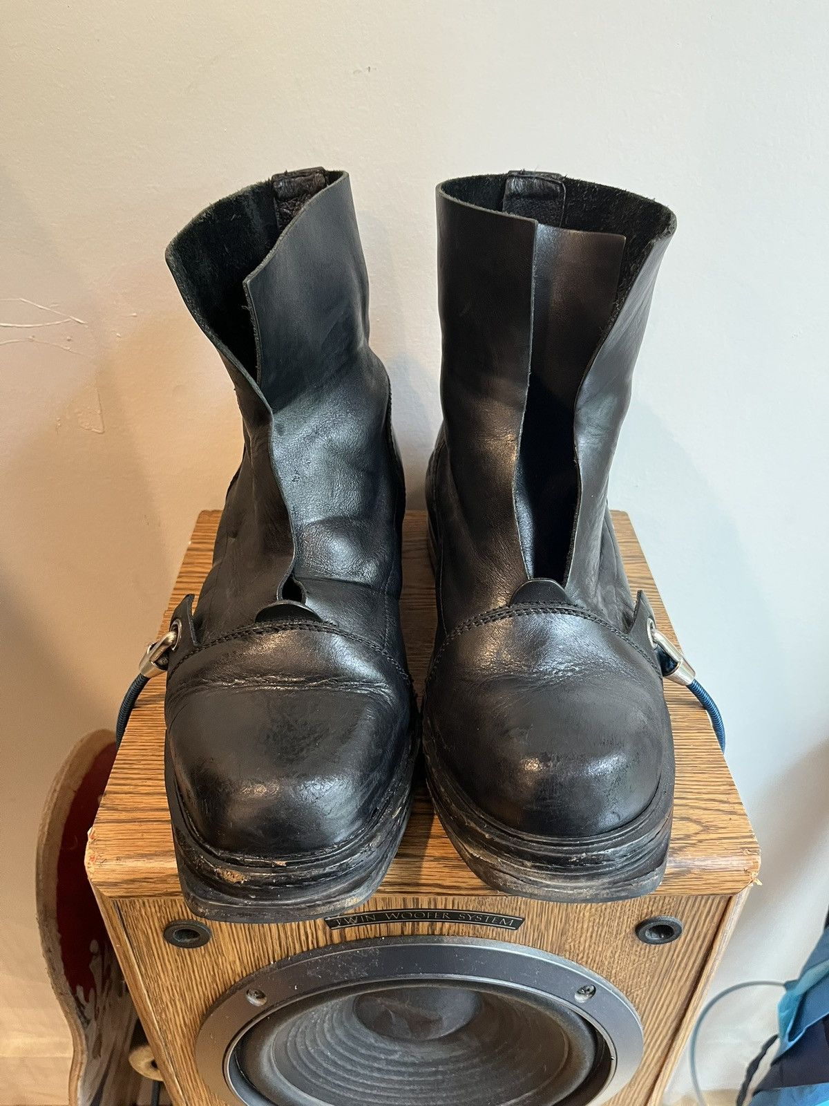 Dirk Bikkembergs Dirk Bikkembergs - Steel Heel Bungee Cord Boots Size US 10 / EU 43 - 7 Thumbnail