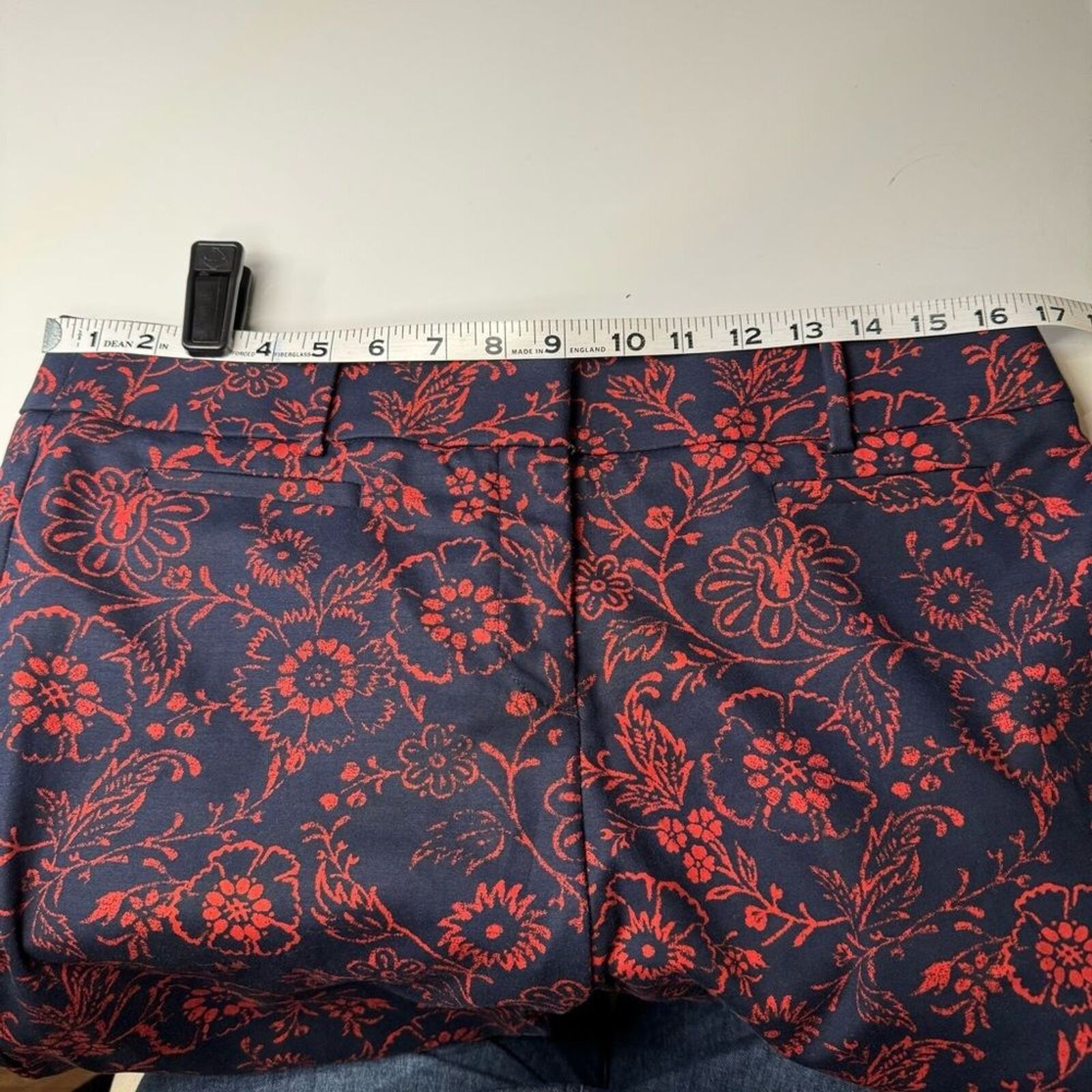 Loft LOFT Marisa Floral Riviera Ankle Pants Size 8 Size 30" / US 8 / IT 44 - 12 Thumbnail