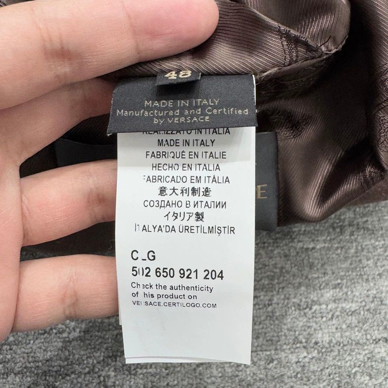 Versace Versace Reddish brown half zipper down jacket Size US M / EU 48-50 / 2 - 3 Thumbnail