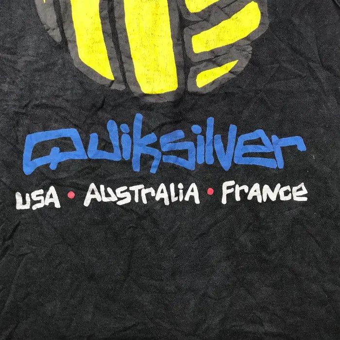 Quiksilver Vtg 90’ QUIKSILVER SURFING Made In USA Tank Top Tee Shirt Size US XL / EU 56 / 4 - 6 Thumbnail