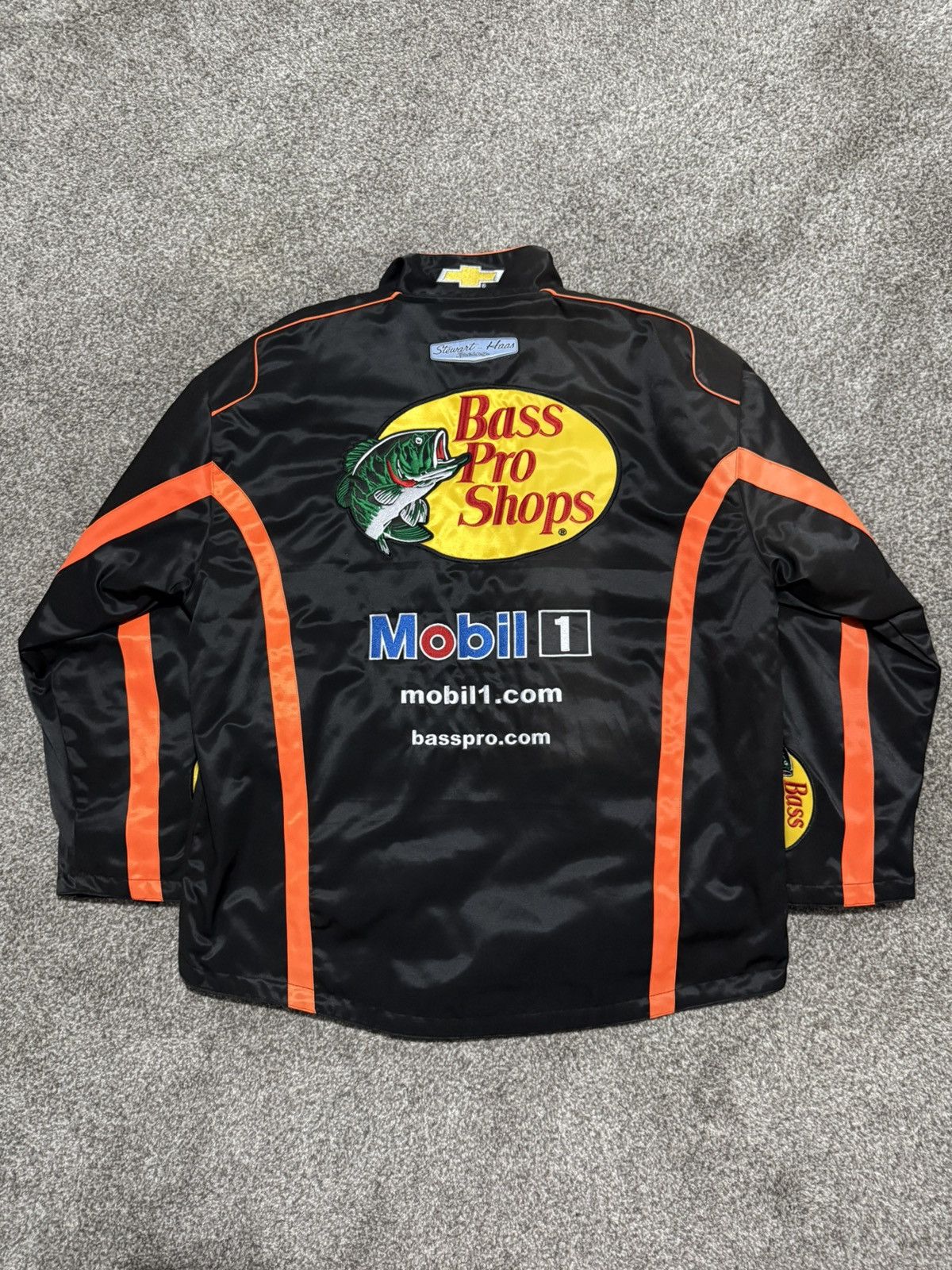 Bass Pro Shops Autographed Tony Stewart Bass Pro Shops Nascar Jacket Size US XL / EU 56 / 4 - 10 Thumbnail