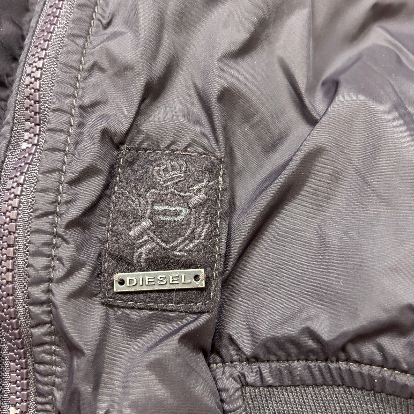 Diesel EUC Diesel Reversible Nylon Bomber Jacket Men's Large Size US L / EU 52-54 / 3 - 3 Thumbnail