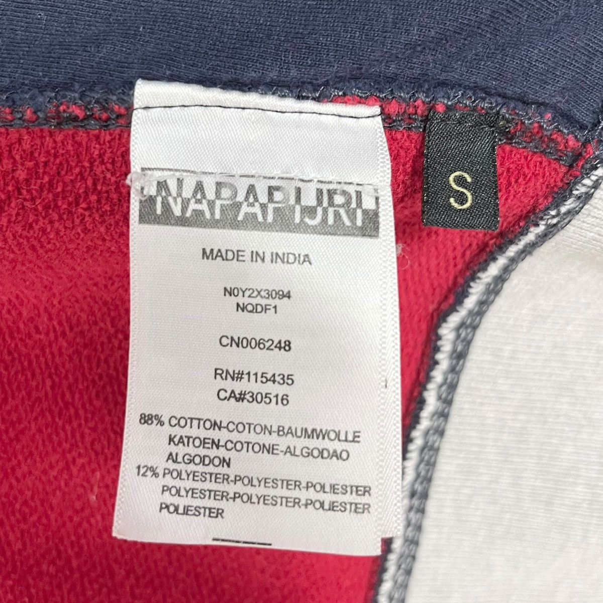 Napapijri Distressed Napapijri Zipper Hoodie Jacket Size US S / EU 44-46 / 1 - 8 Thumbnail