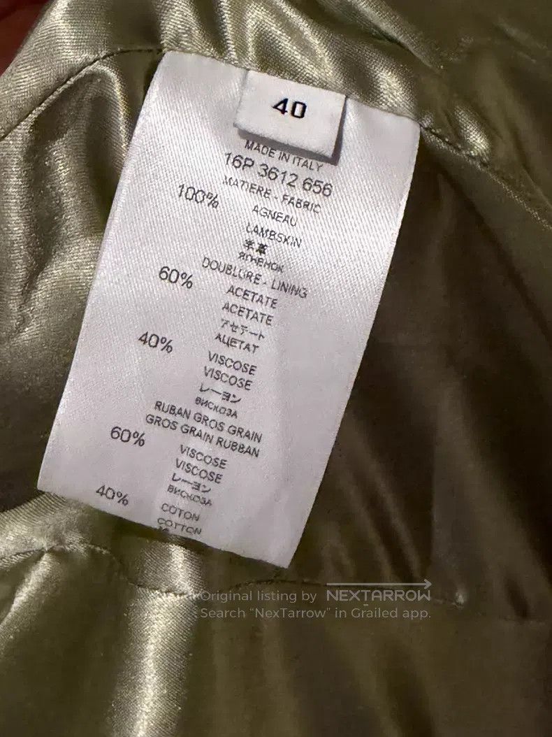 Givenchy Givenchy Snake Skin Lamb Skin Blazer Size US XXS / EU 40 - 4 Thumbnail