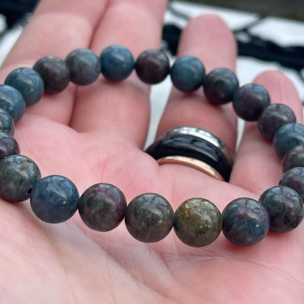 Other Ruby in Fuchsite beaded bracelet 6.75” crystal healing emoti Size ONE SIZE - 7 Thumbnail