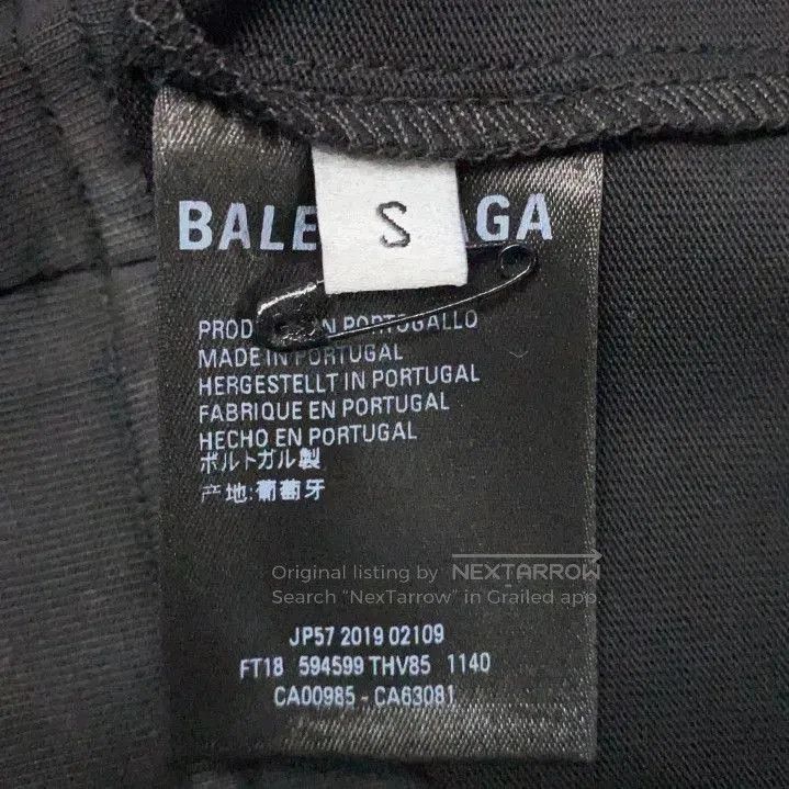 Balenciaga Balenciaga Logo Print Short Sleeve T. Size US S / EU 44-46 / 1 - 3 Thumbnail