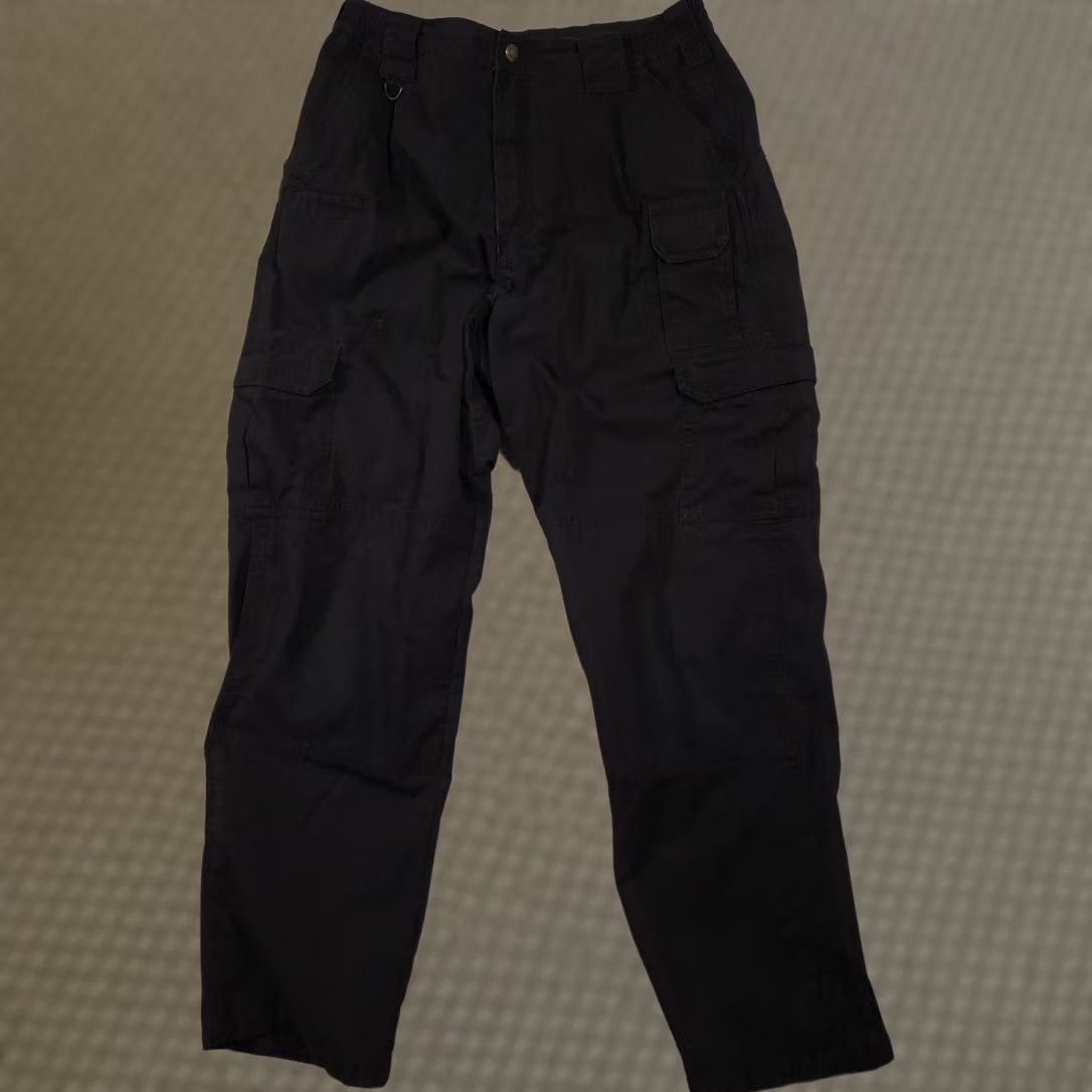Vintage 5.11 Tactical Pants Mens 34x31 Black Cargo Elastic Waist Workwear Style 74273 Size US 34 / EU 50 - 1 Thumbnail