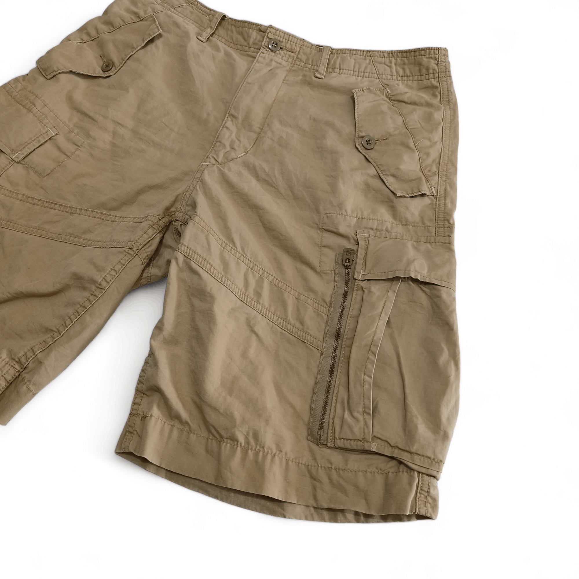 Polo Ralph Lauren Vintage Polo Ralph Lauren PRL Men's Military Cargo Shorts Size US 31 - 4 Thumbnail