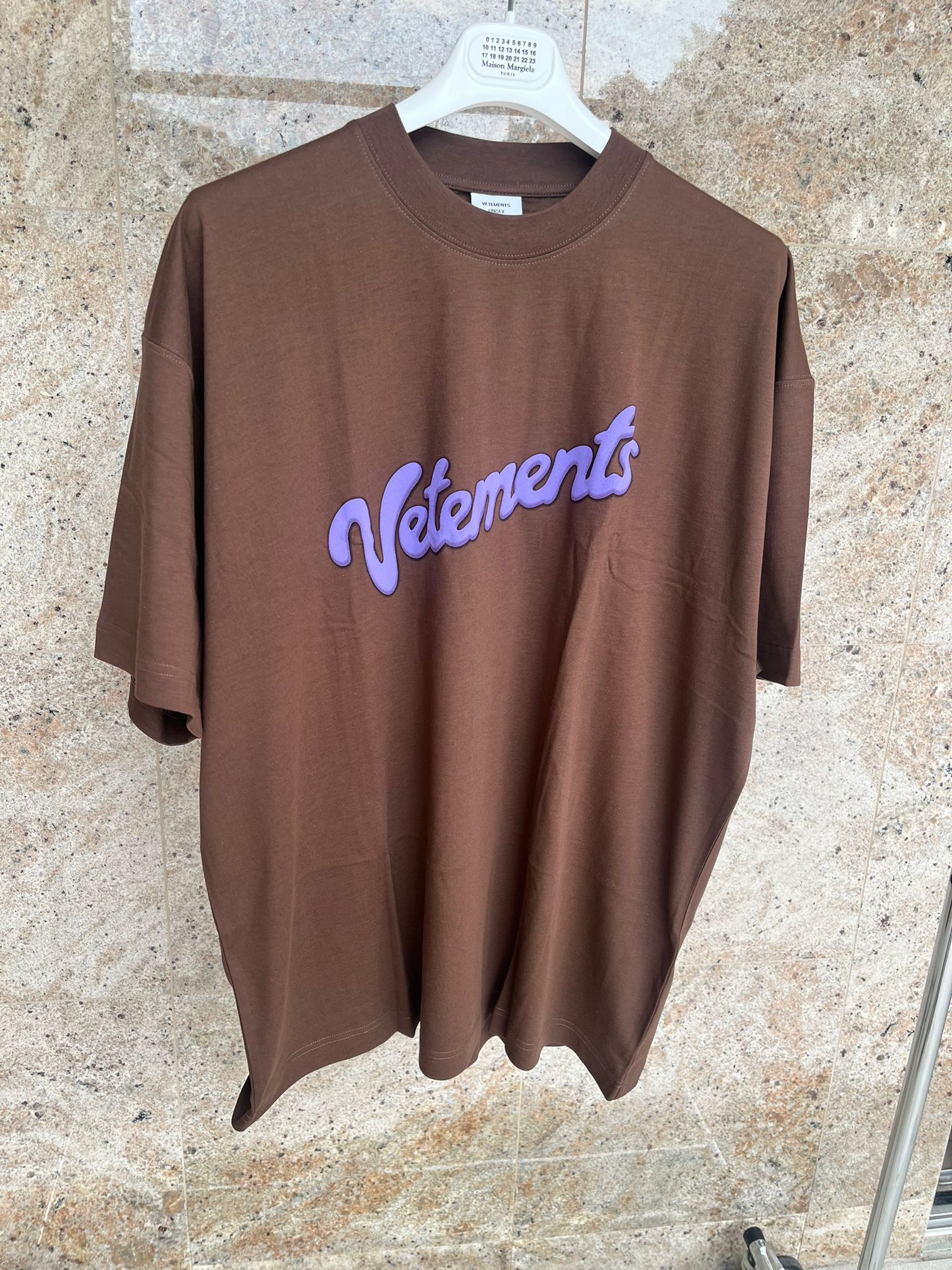 Vetements Sweet Logo T-Shirt SS in Chocolate Size US M / EU 48-50 / 2 - 6 Thumbnail
