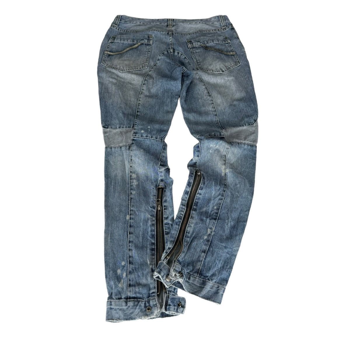 PPFM ❄️PPFM PATCHWORK JAPAN GOTHIC PUNK DENIM JEANS PANTS Size US 32 / EU 48 - 11 Thumbnail