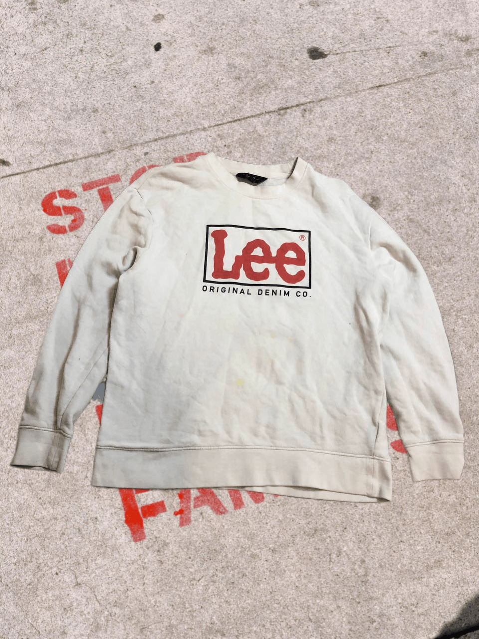 Lee Lee Big Logo Design Sweatshirt Size M / US 6-8 / IT 42-44 - 1 Thumbnail
