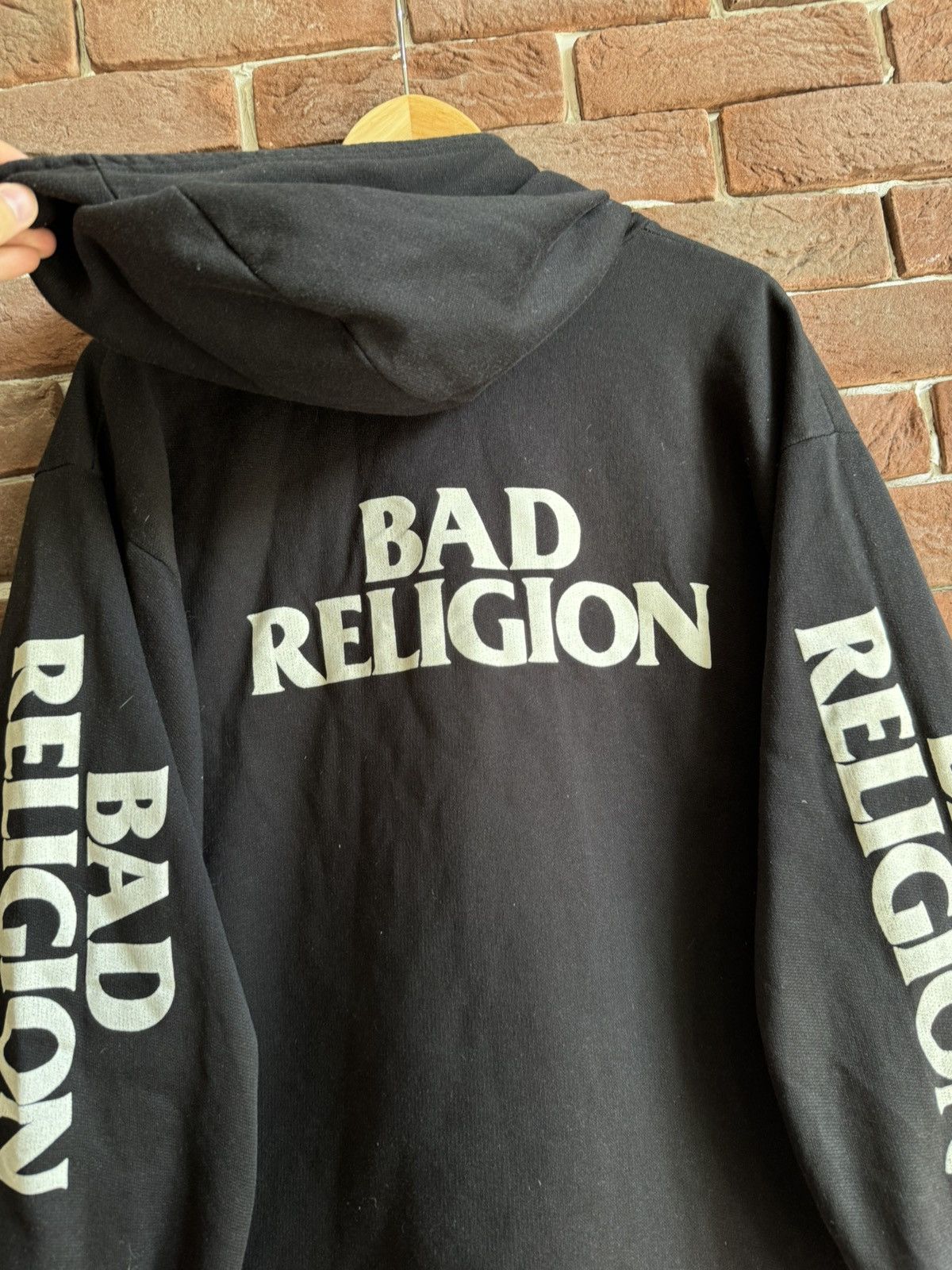 Band Tees Vintage 90s Bad Religion Band Hoodie Black Flag Blink-182 XL Size US L / EU 52-54 / 3 - 9 Thumbnail