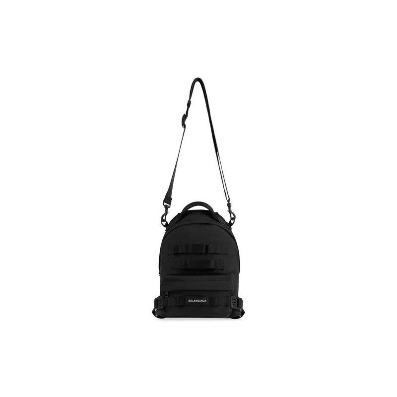 Balenciaga o1srvl11e0526 Size:OS / Army Small Multicarry Backpack Black Size ONE SIZE - 4 Thumbnail