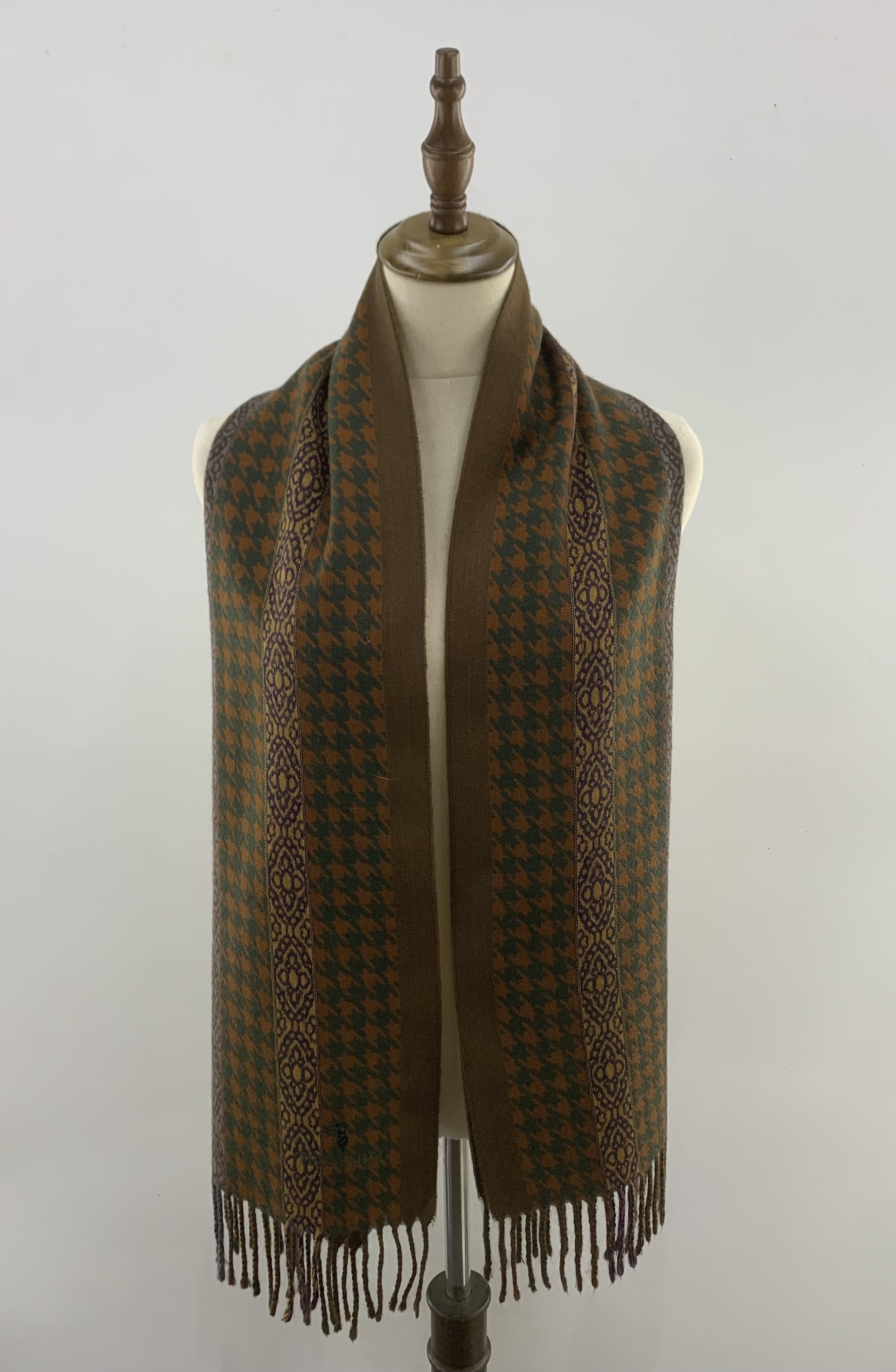 Trussardi Trussardi Scarf Wool Muffler Neck Wrap BL2069 Size ONE SIZE - 1 Thumbnail