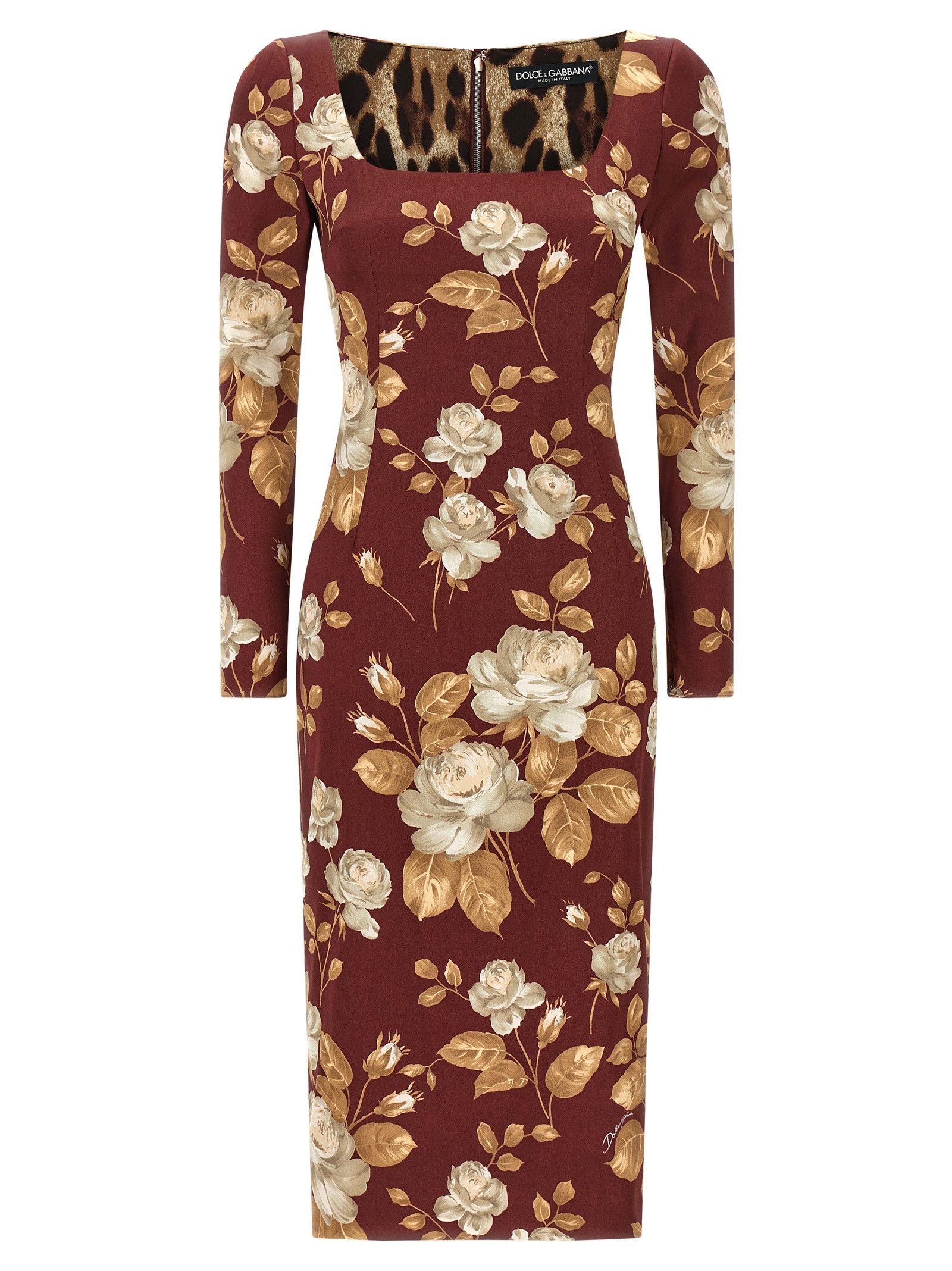 Dolce & Gabbana Rose Print Dress Size XS / US 0-2 / IT 36-38 - 1 Thumbnail