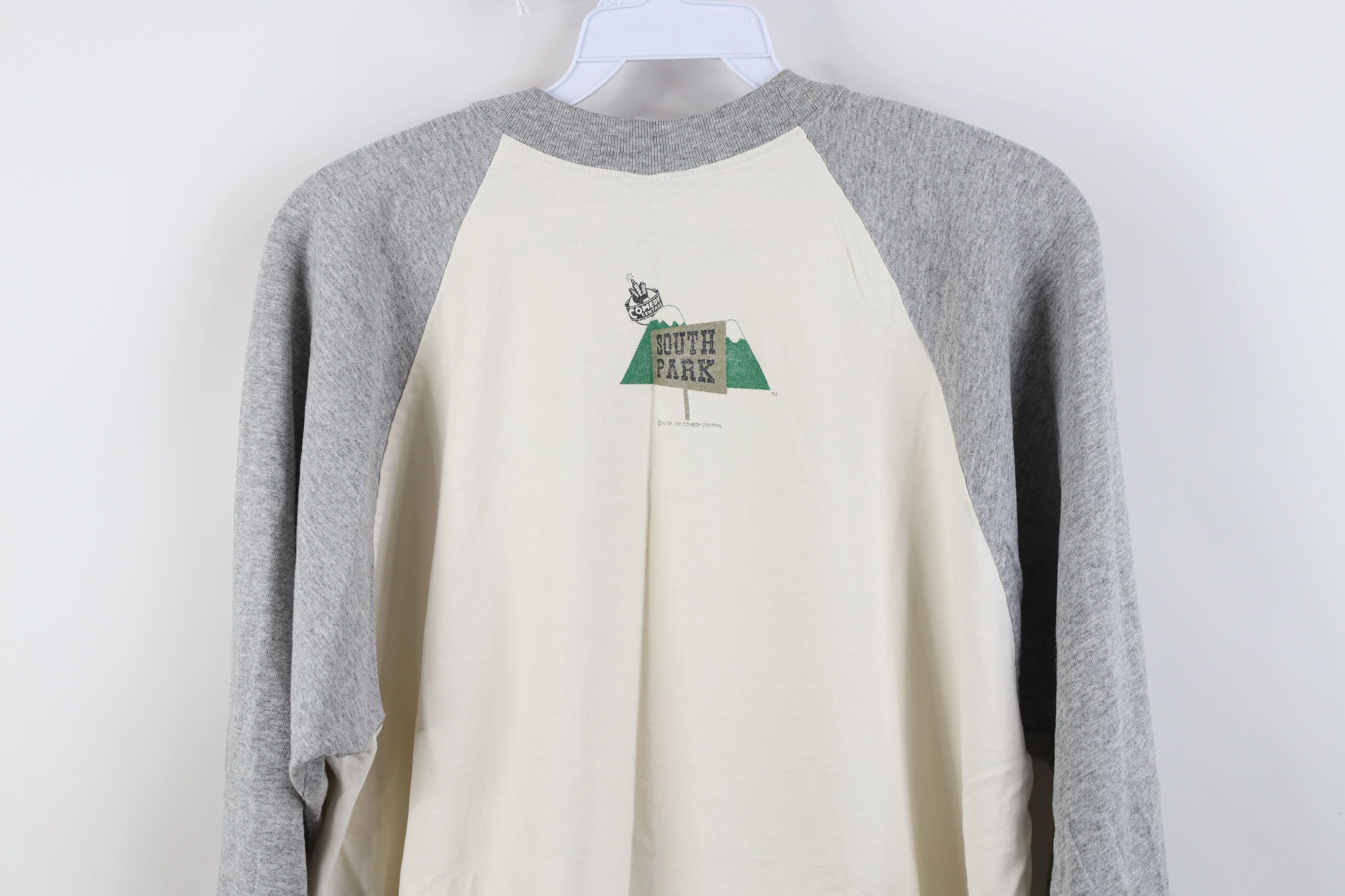 Vintage Vintage 90s South Park That Kicks Ass Raglan T-Shirt USA Size US XL / EU 56 / 4 - 13 Thumbnail