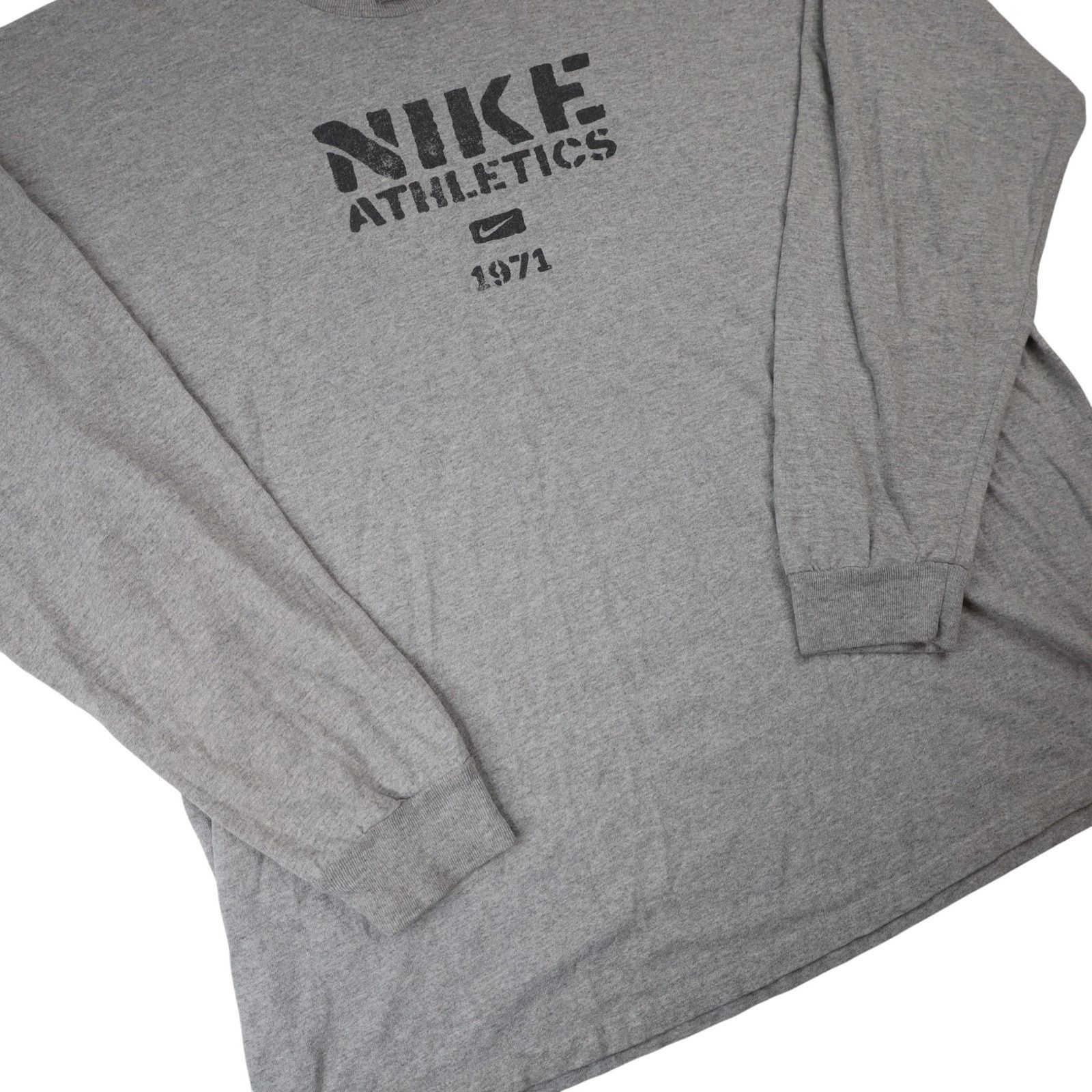 Nike VTG Y2k Nike Athletics Graphic Spellout Long Sleeve T Shirt Size US L / EU 52-54 / 3 - 3 Thumbnail
