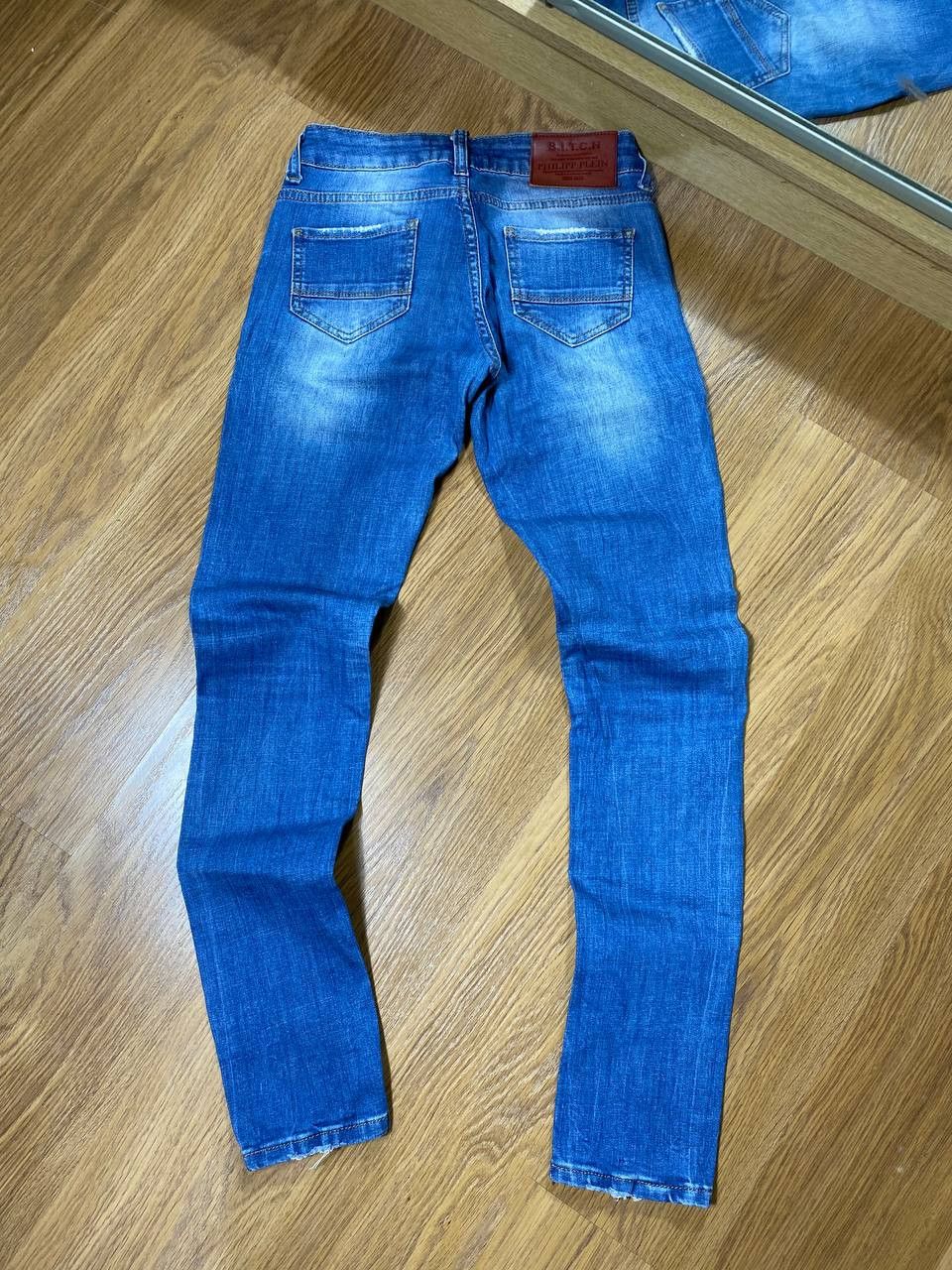 Philipp Plein Philipp Plein Distressed Denim Straight Cut Jeans Luxury Size US 28 / EU 44 - 22 Thumbnail