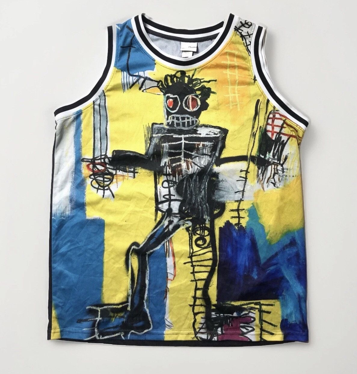 Jean-Michel Basquiat Jean-Michel Basquiat Tank Top XL art Print Streetwear Size US XL / EU 56 / 4 - 1 Thumbnail
