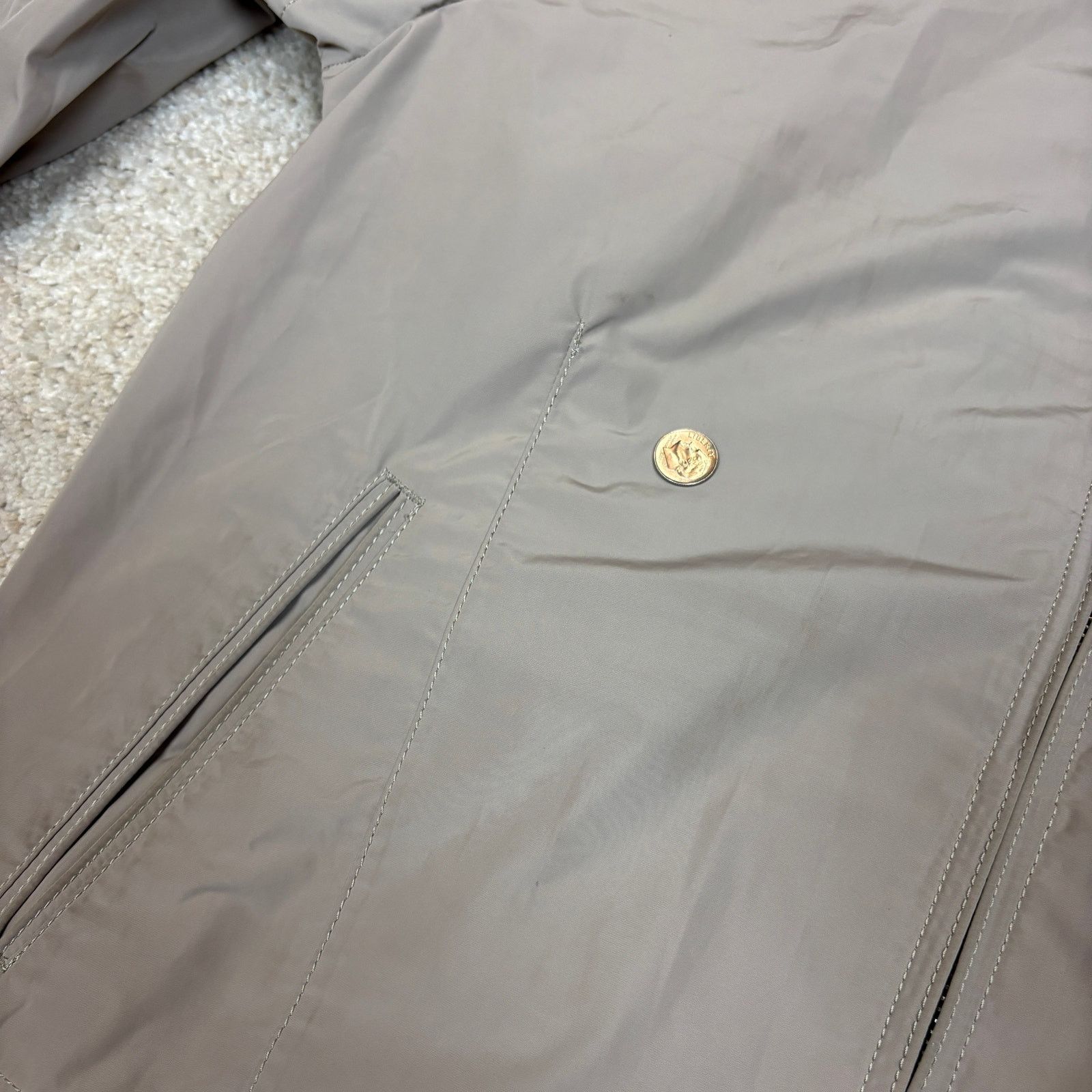 Burberry Burberry Brit Nova Check Bomber Jacket Men's Large Khaki Size US L / EU 52-54 / 3 - 13 Thumbnail